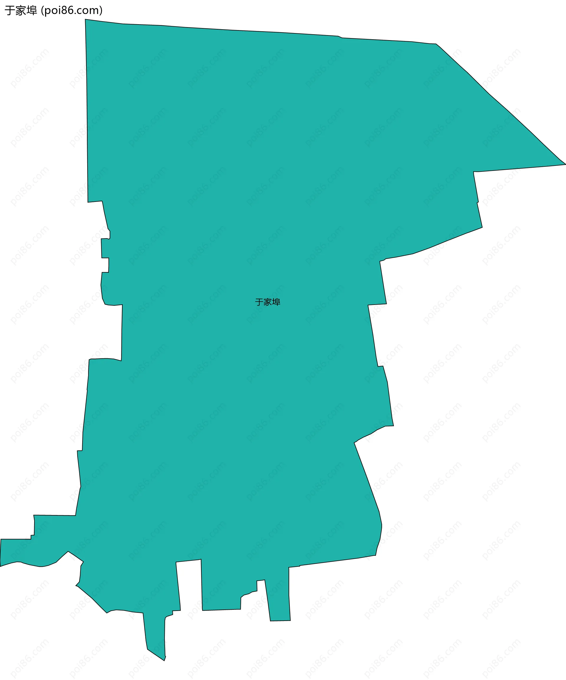 于家埠边界地图