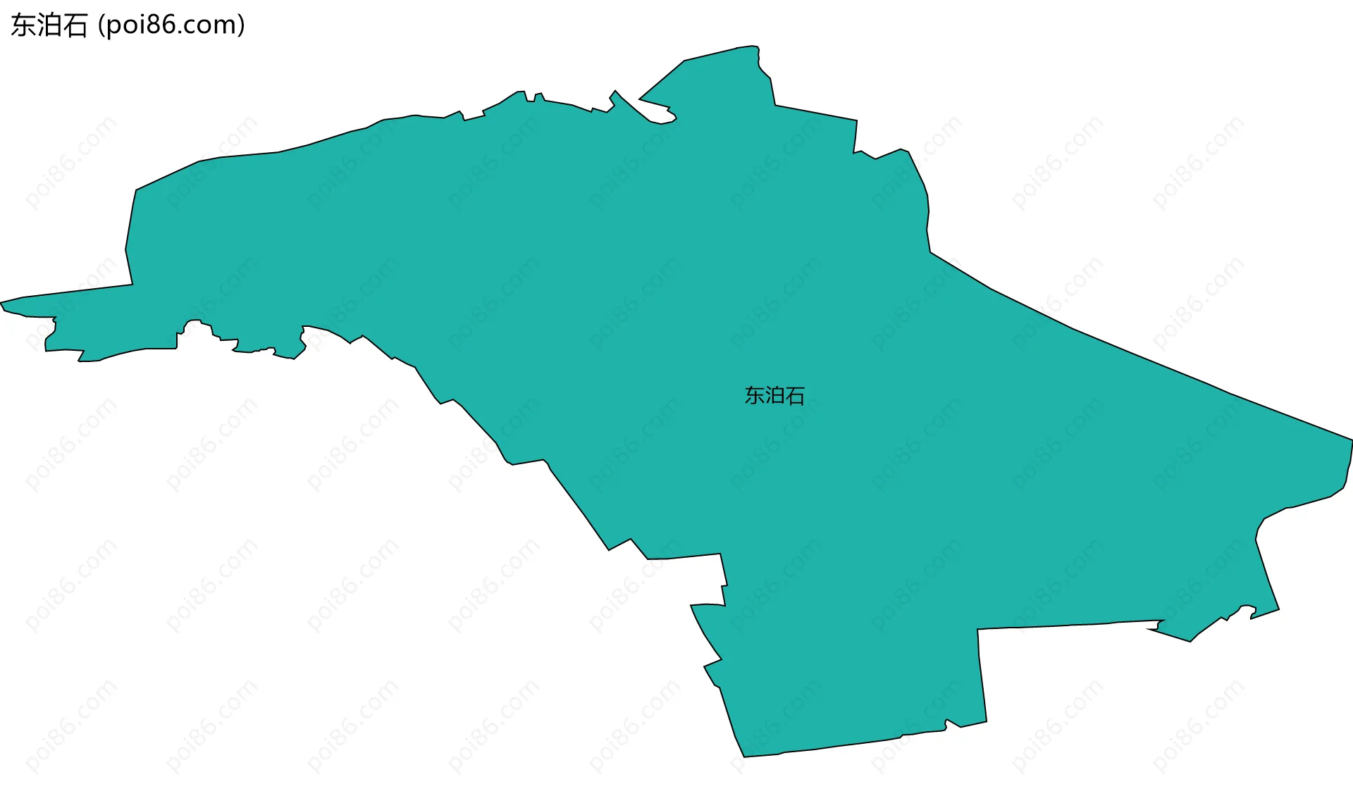 东泊石边界地图