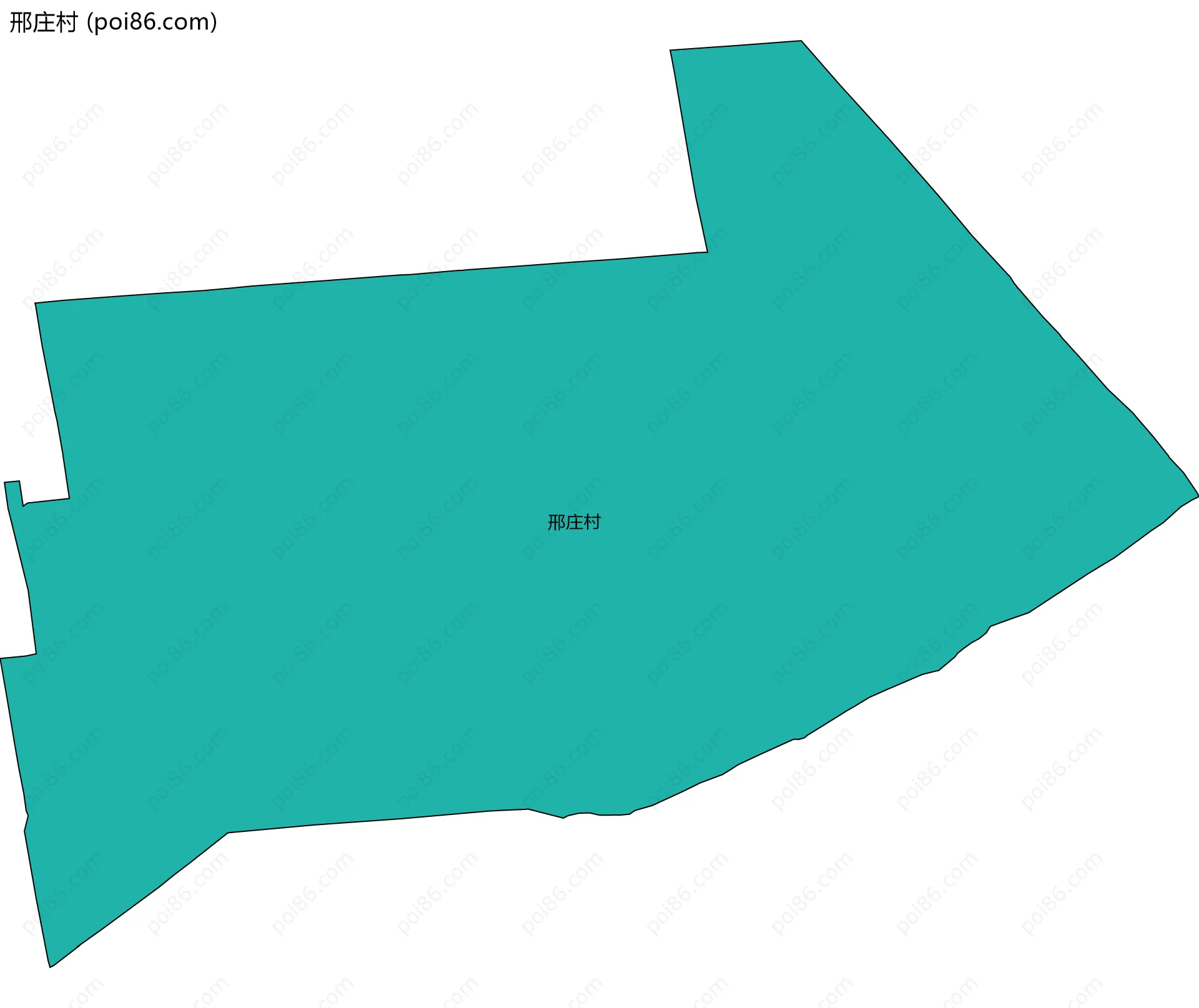 邢庄村边界地图