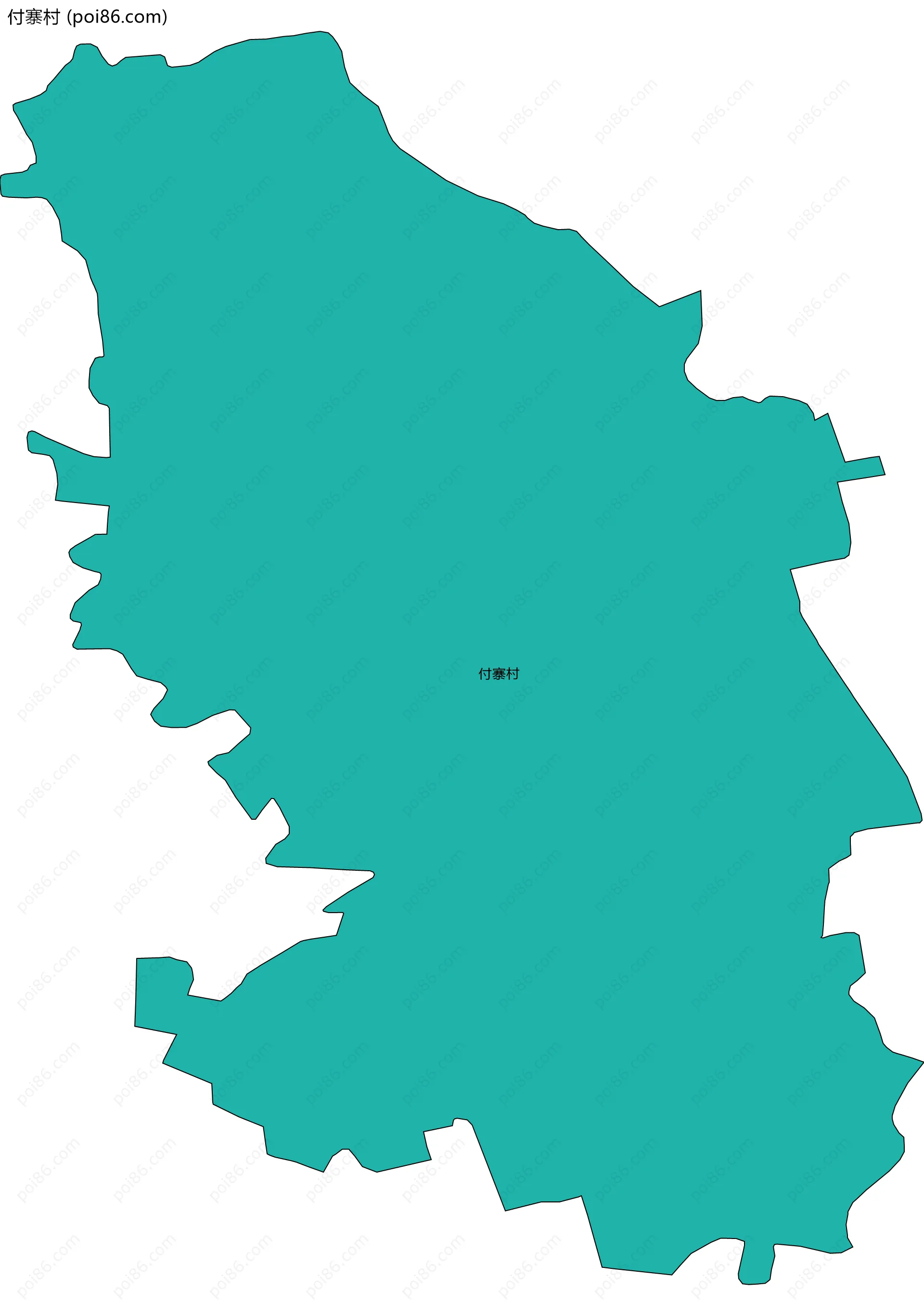 付寨村边界地图