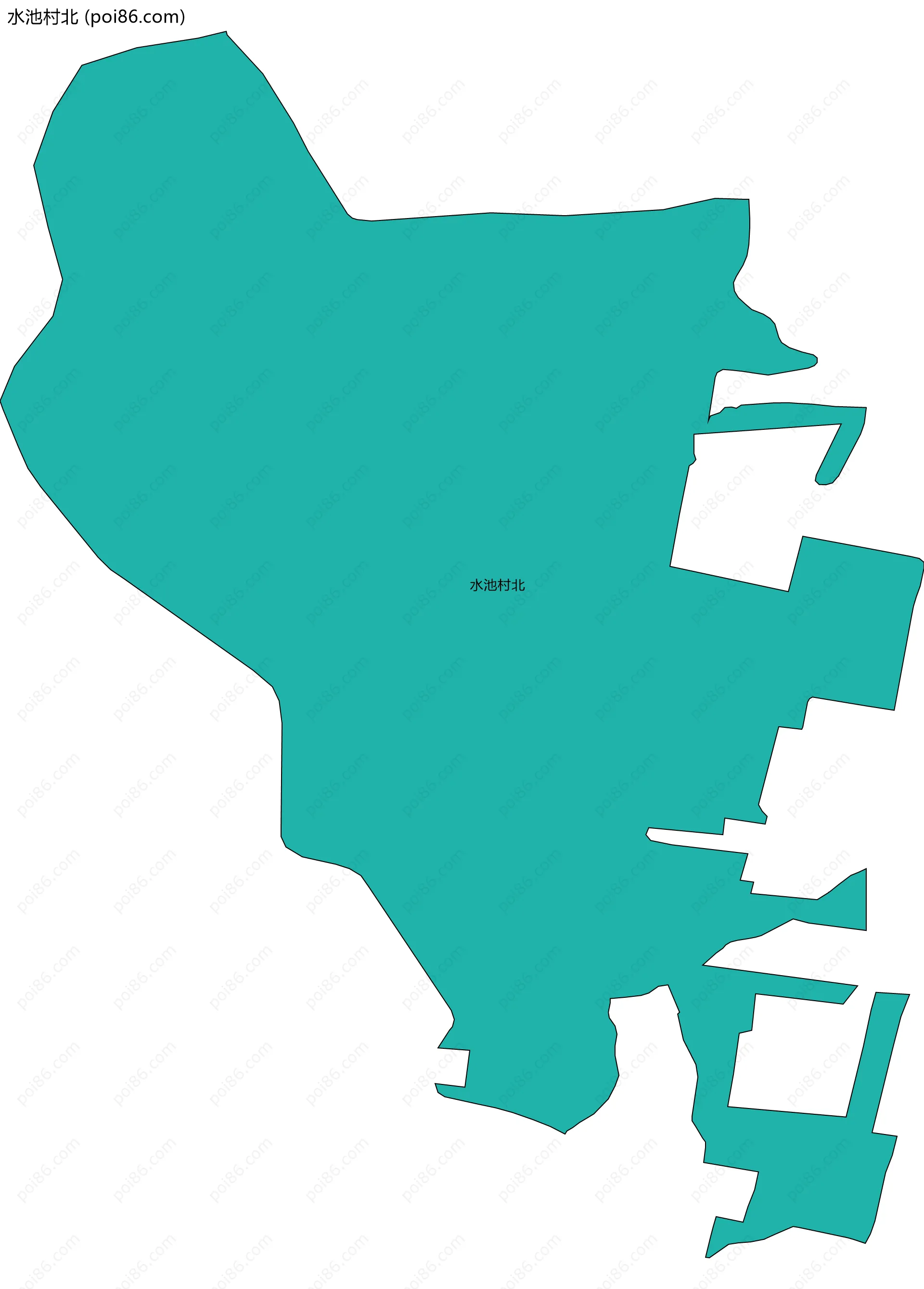 水池村北边界地图