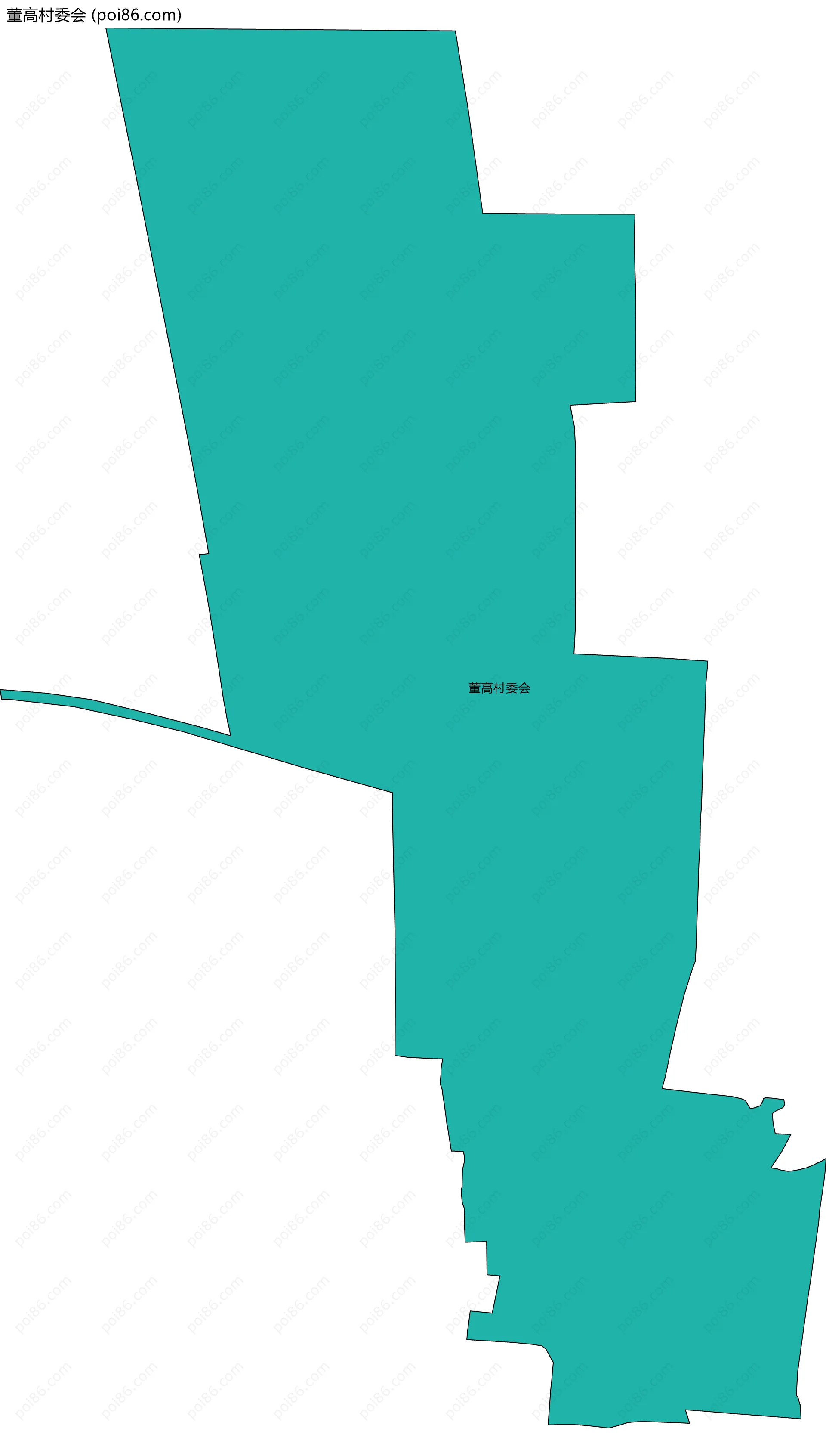 董高村委会边界地图