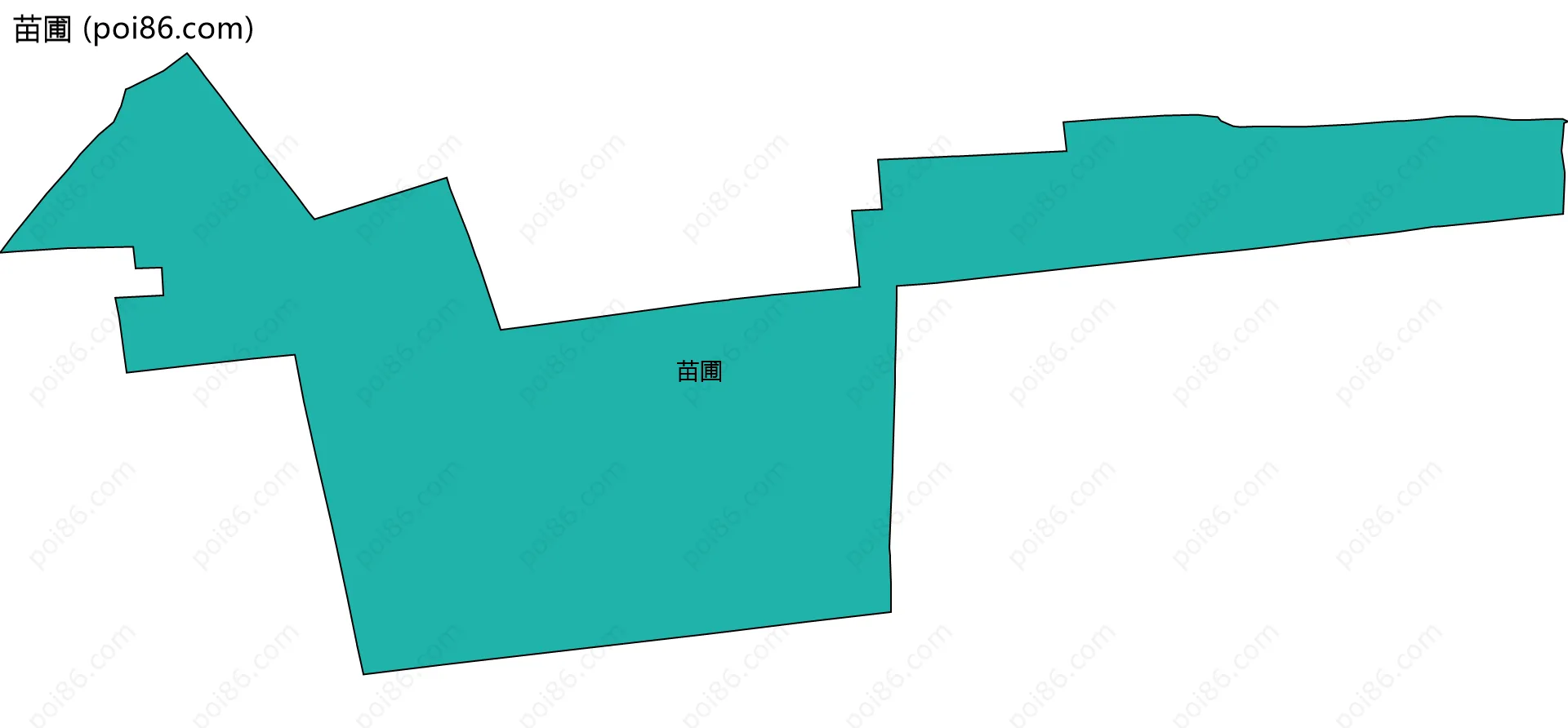 苗圃边界地图
