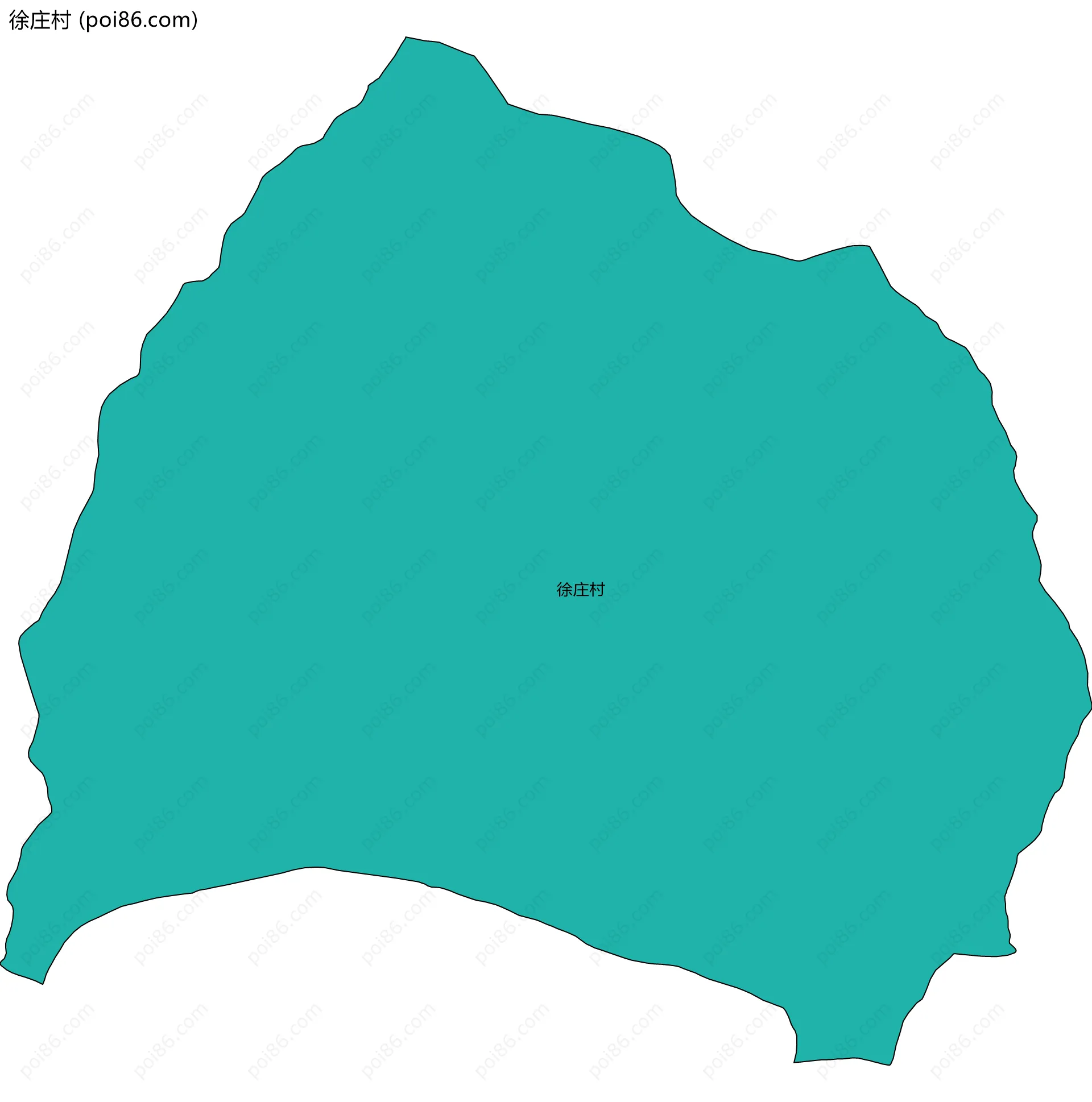 徐庄村边界地图