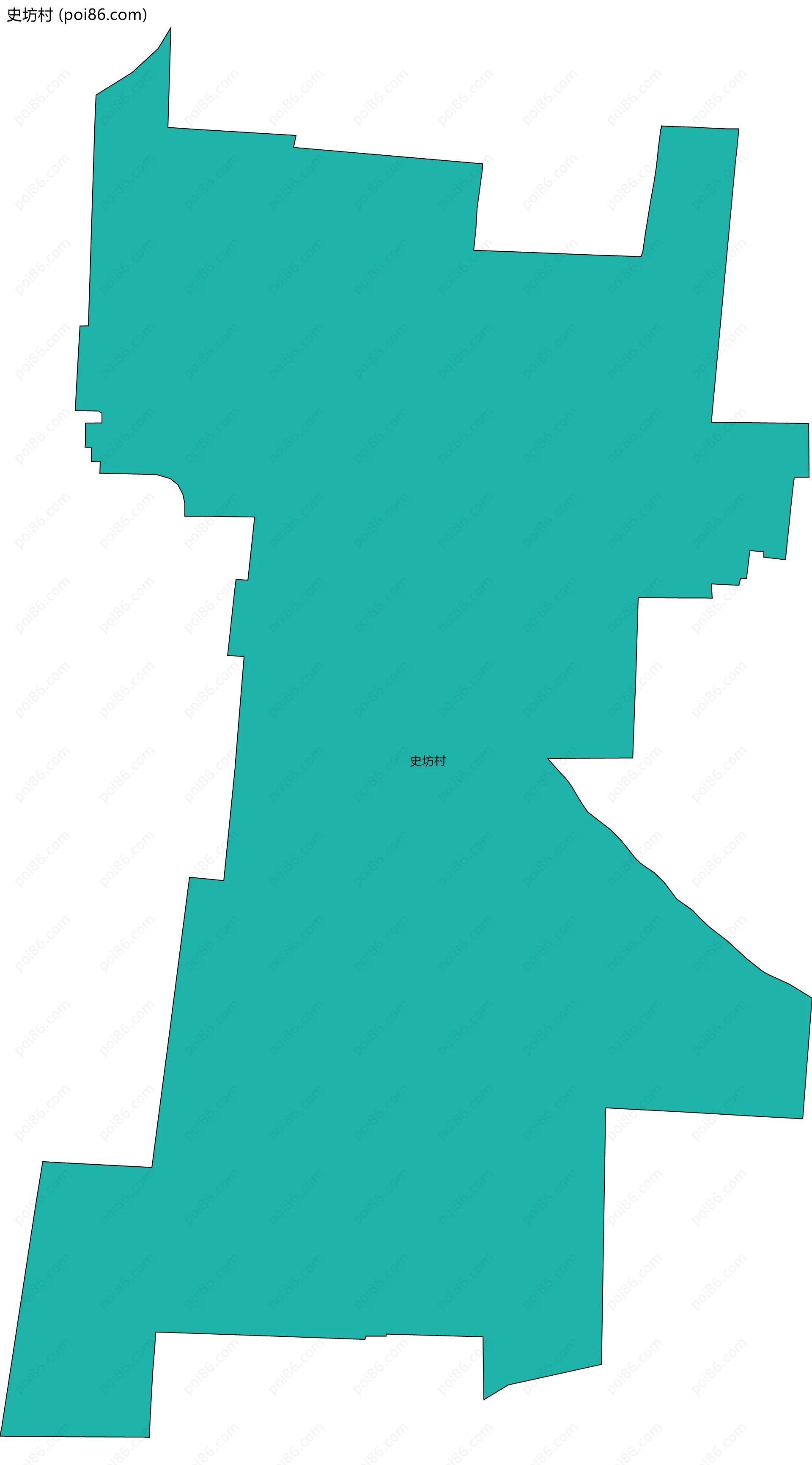 史坊村边界地图