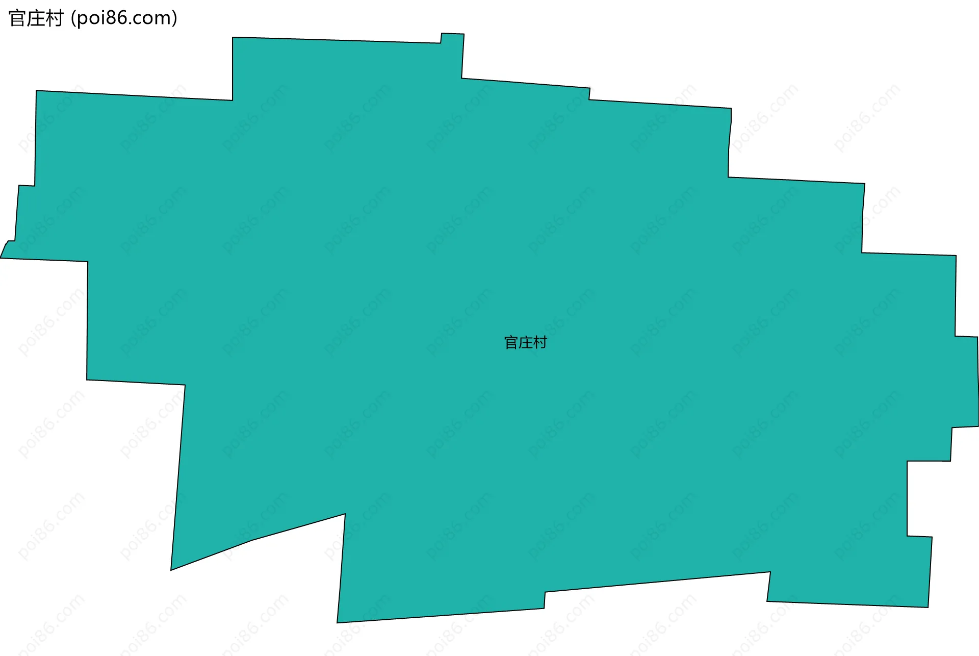 官庄村边界地图