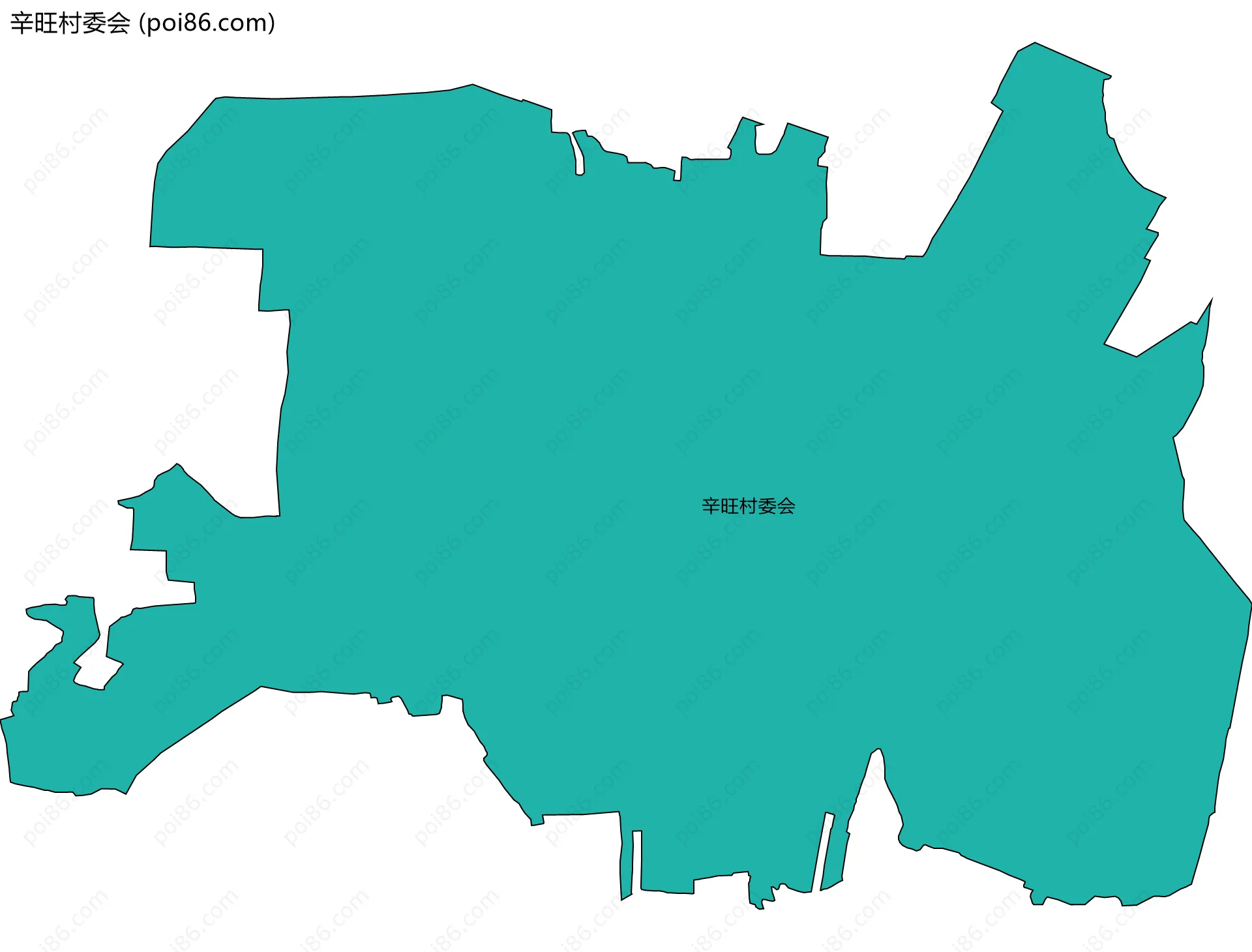 辛旺村委会边界地图