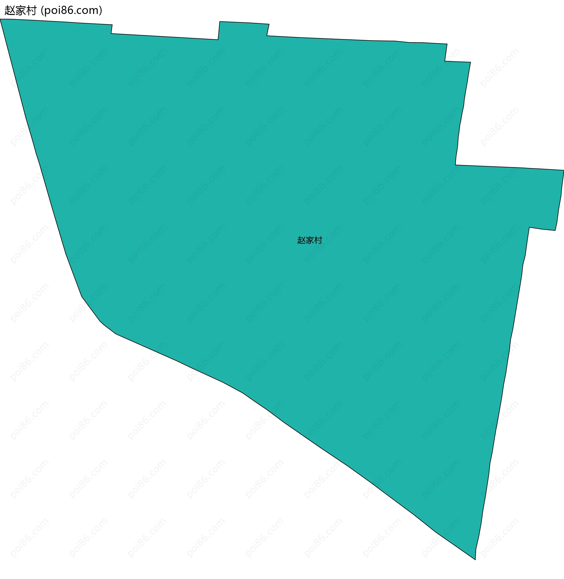 赵家村边界地图