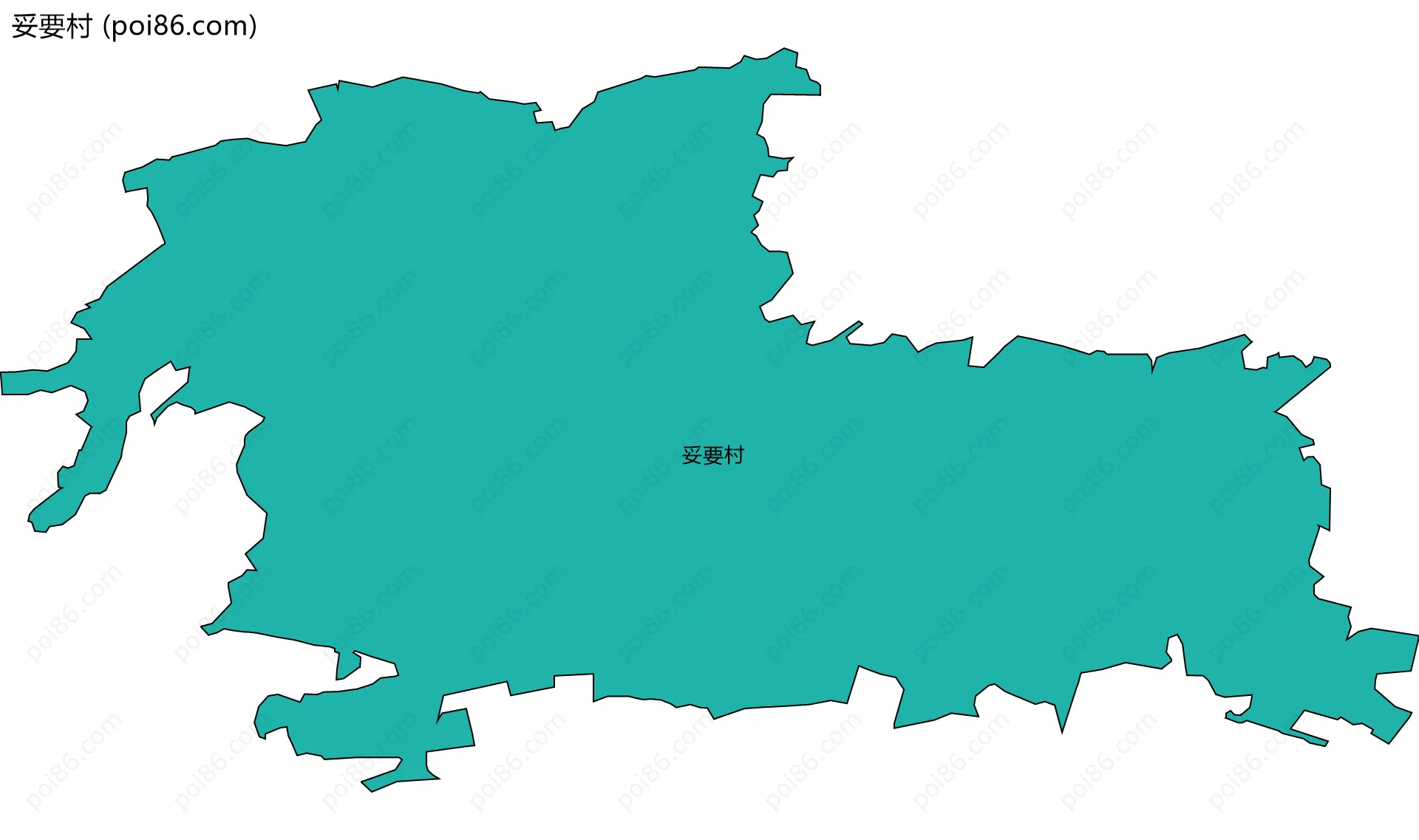 妥要村边界地图