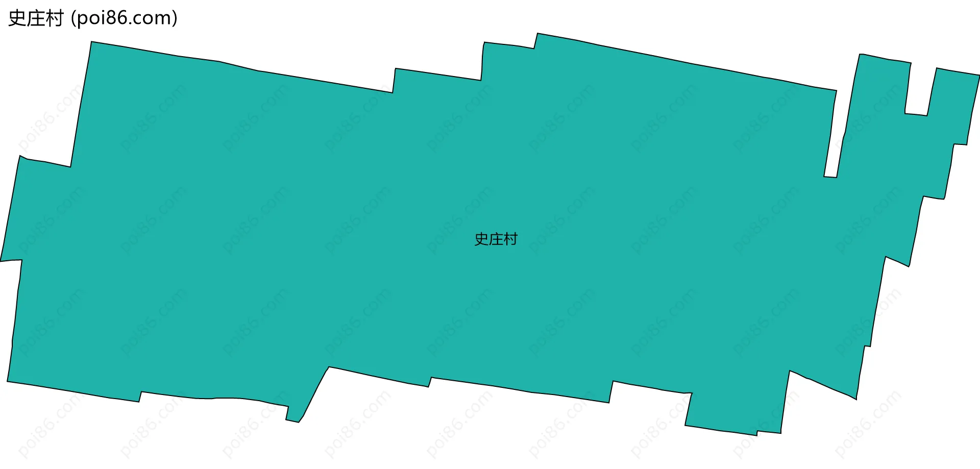 史庄村边界地图