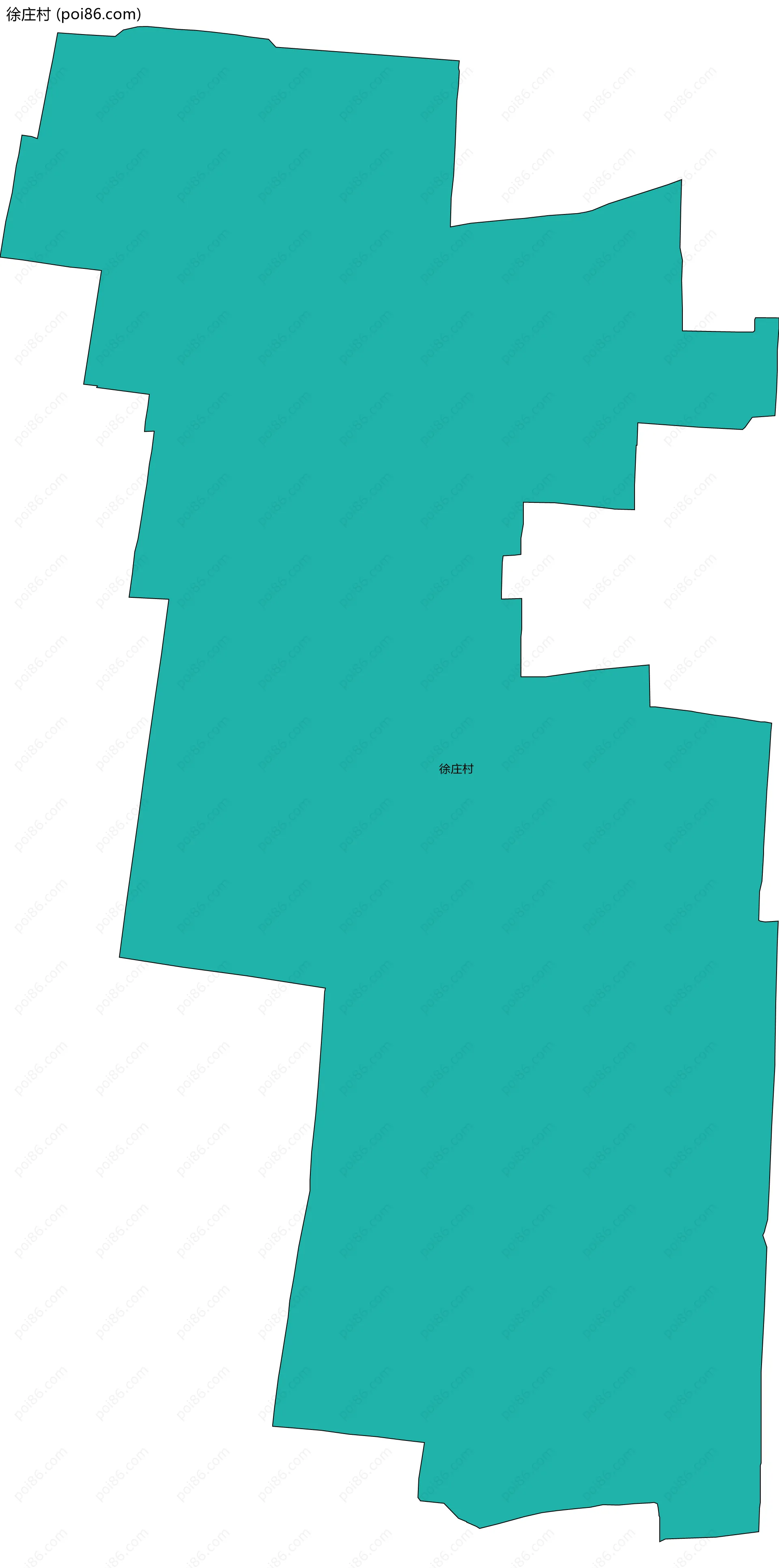 徐庄村边界地图