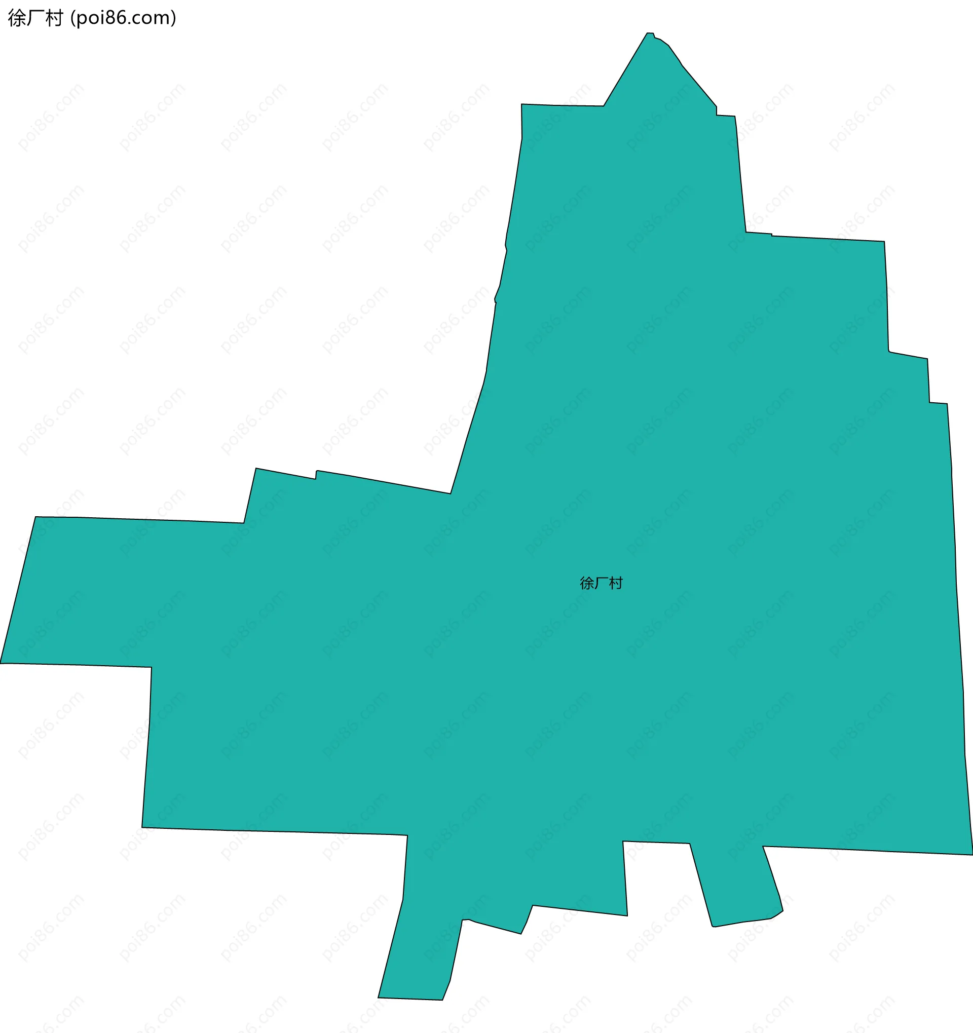 徐厂村边界地图