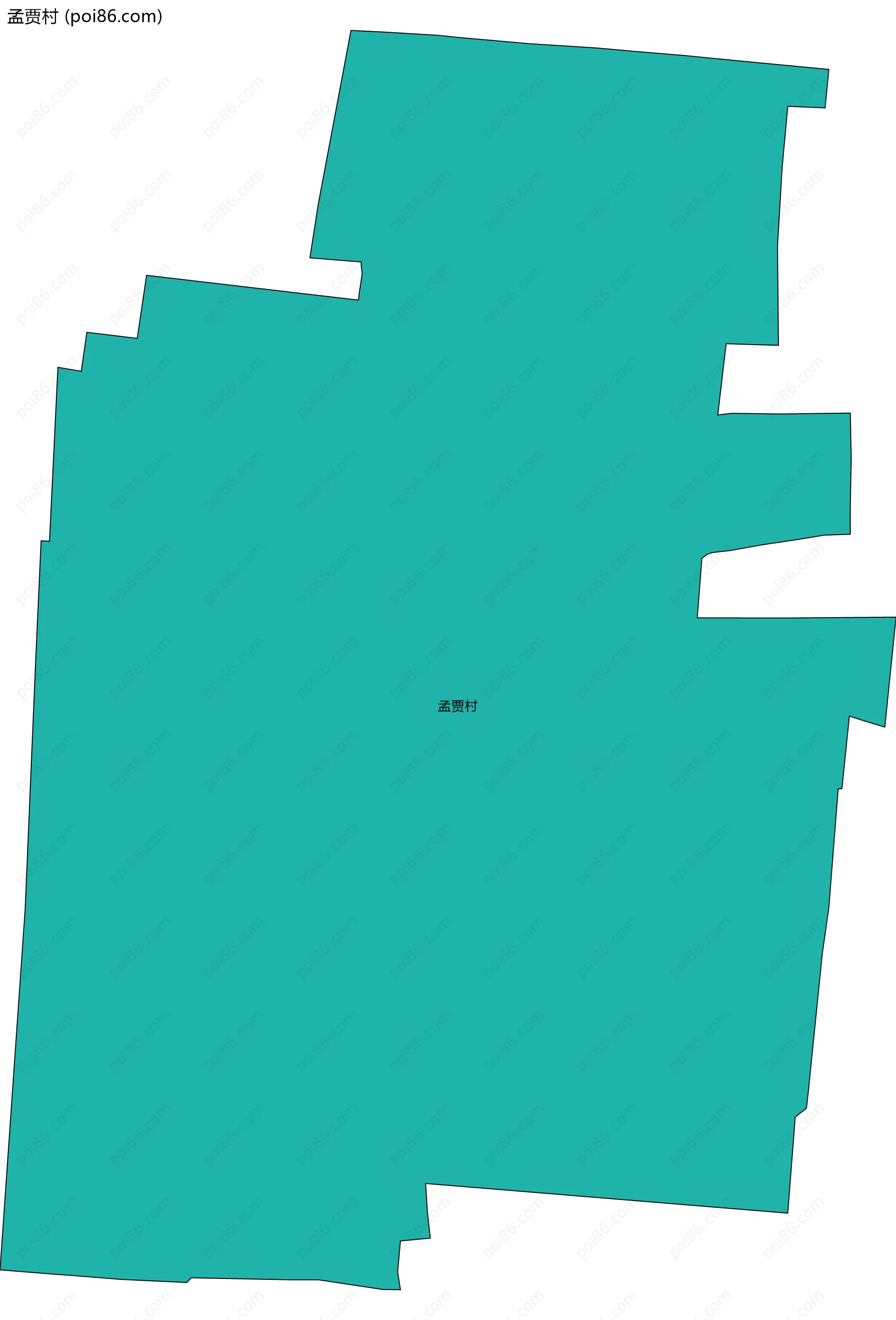 孟贾村边界地图