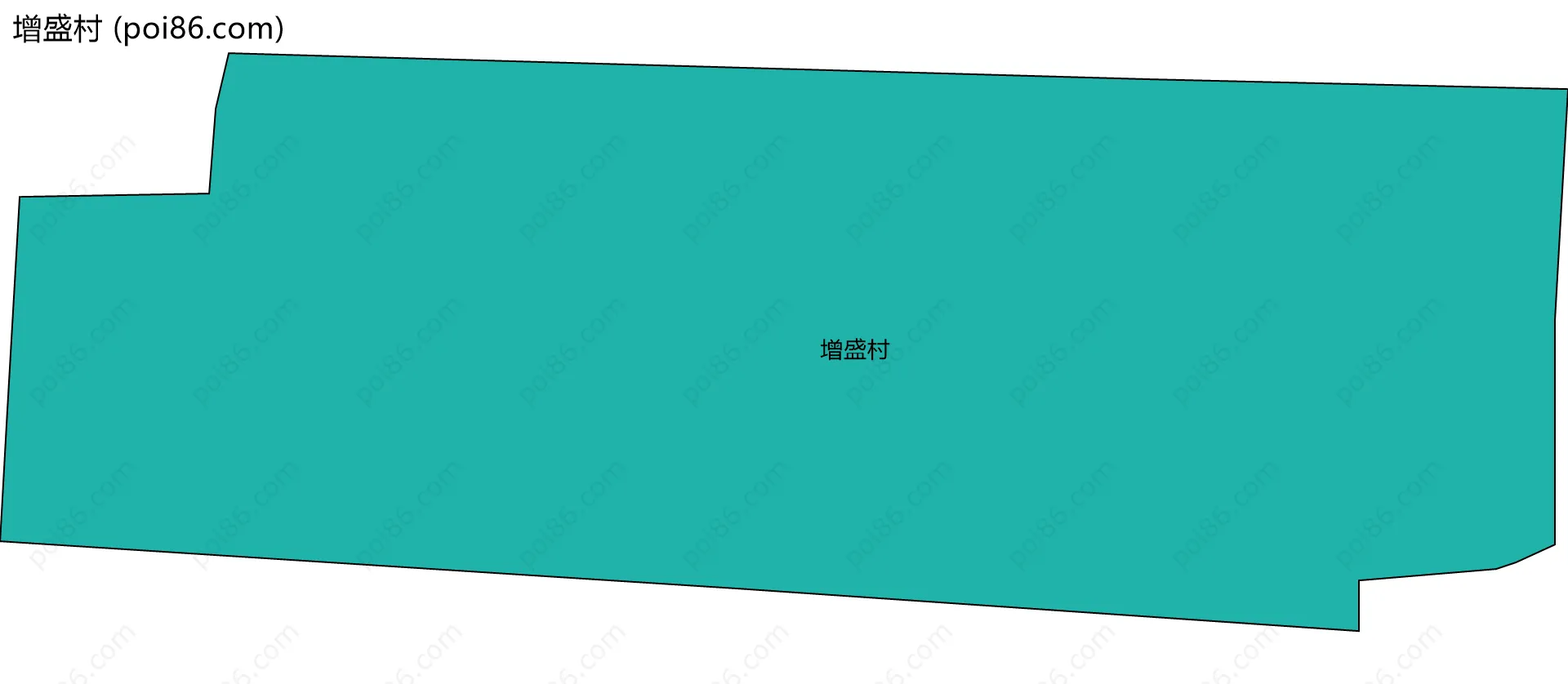 增盛村边界地图