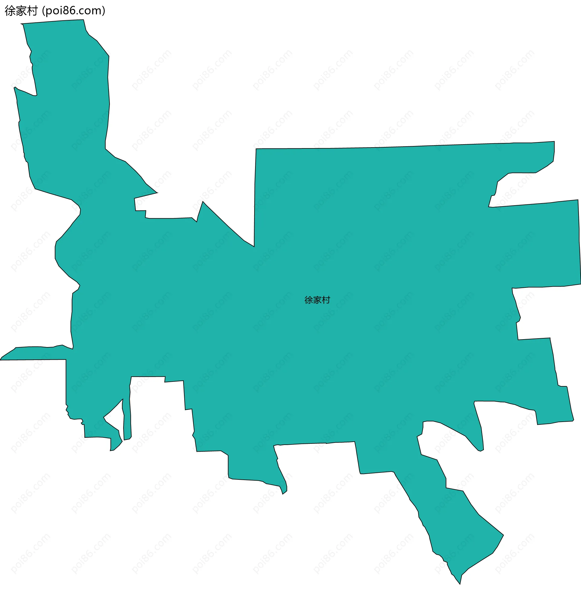 徐家村边界地图
