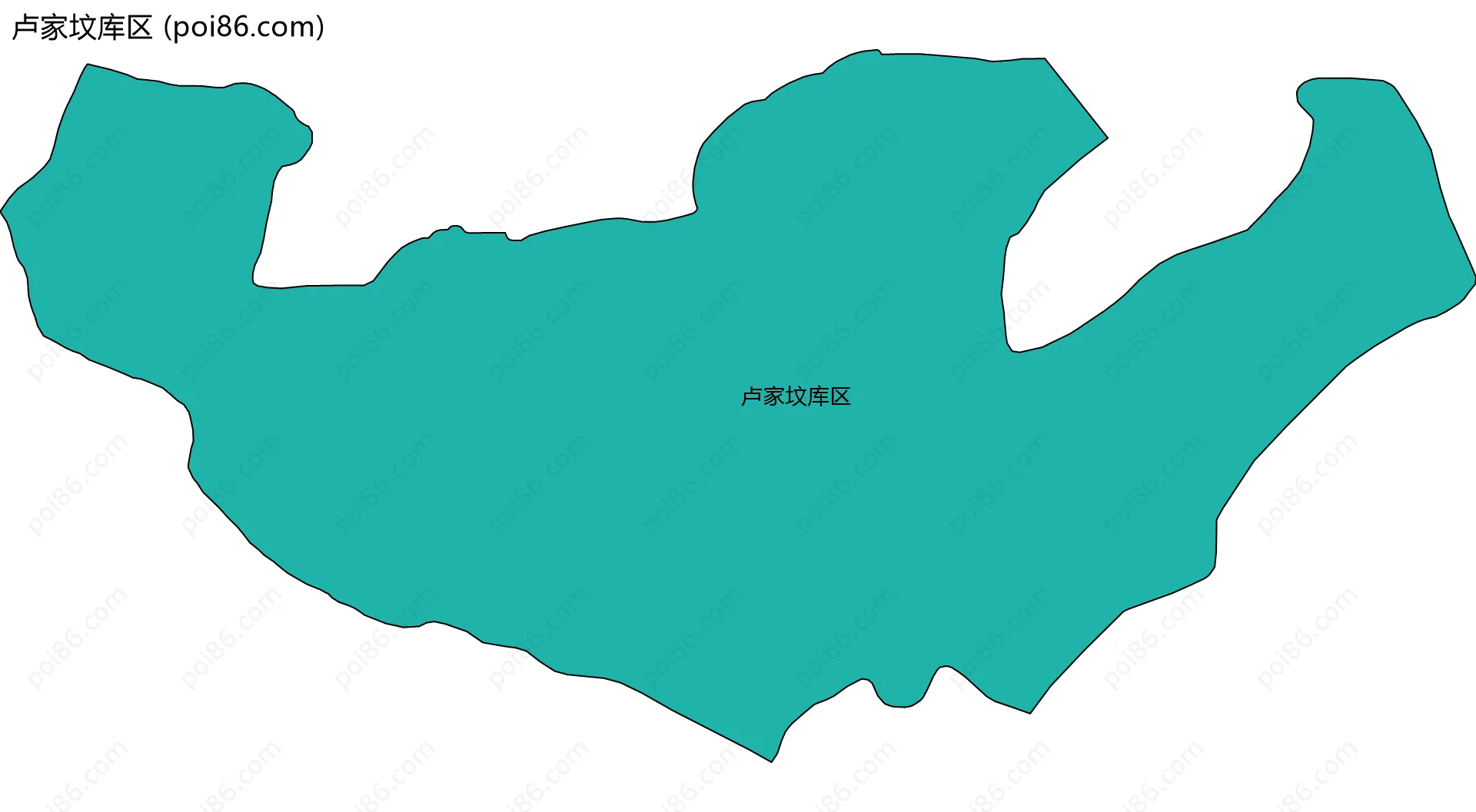 卢家坟库区边界地图