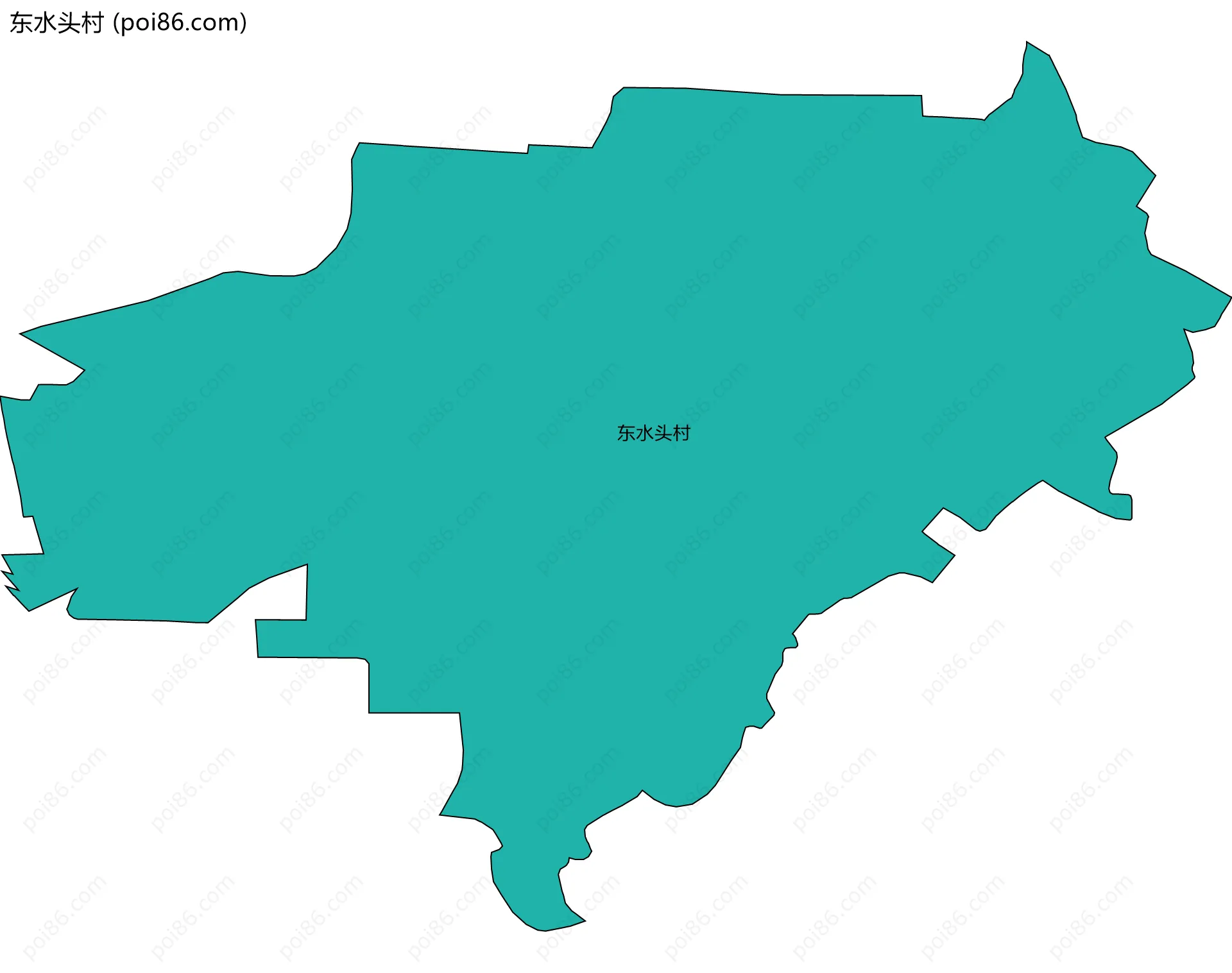 东水头村边界地图