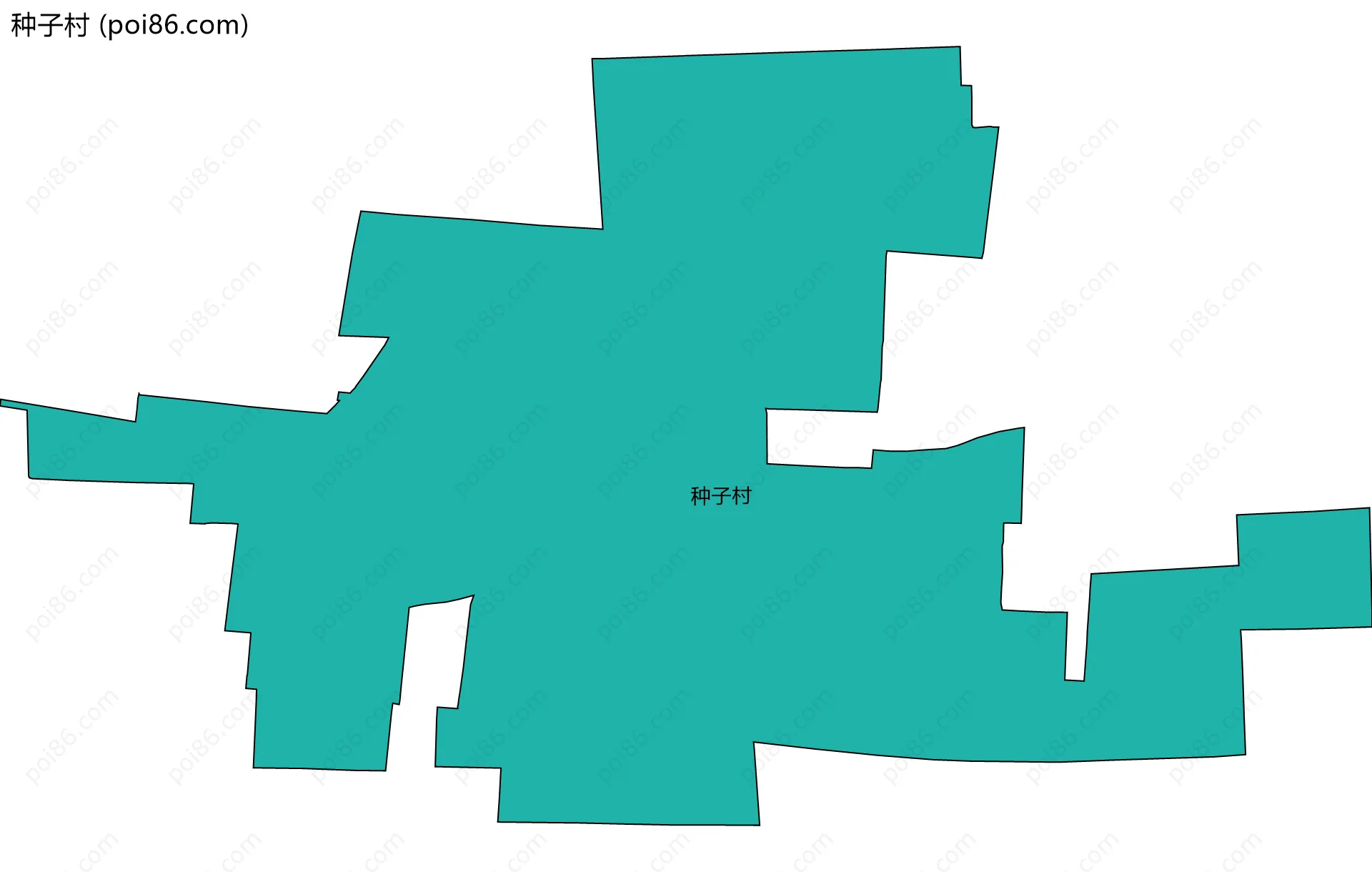 种子村边界地图