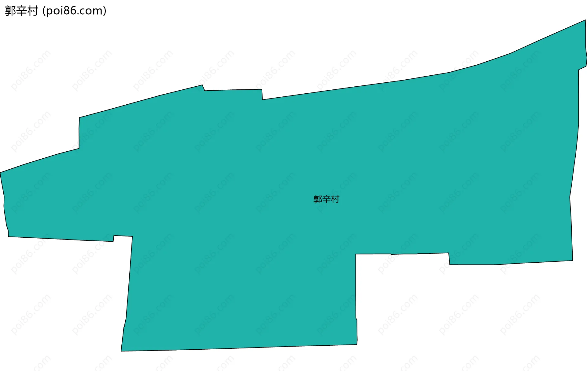 郭辛村边界地图