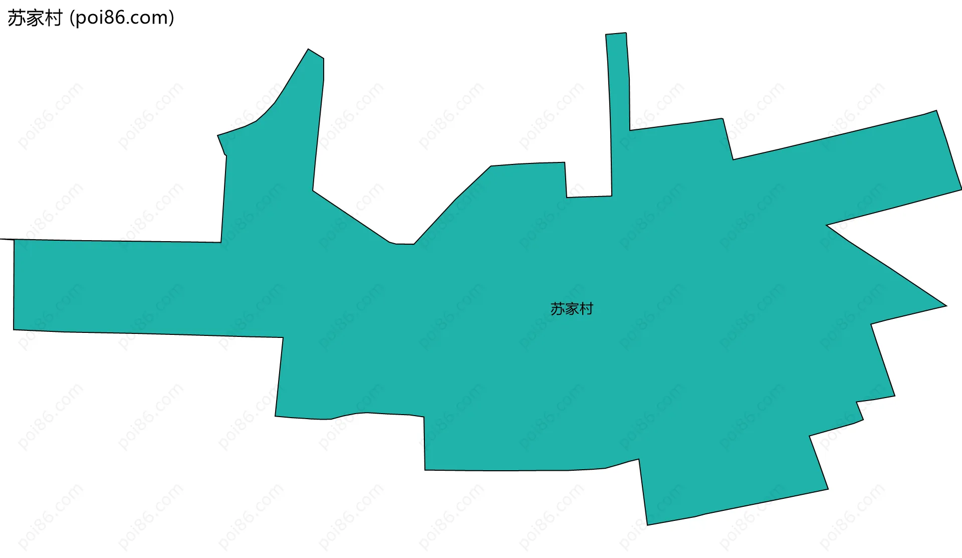 苏家村边界地图