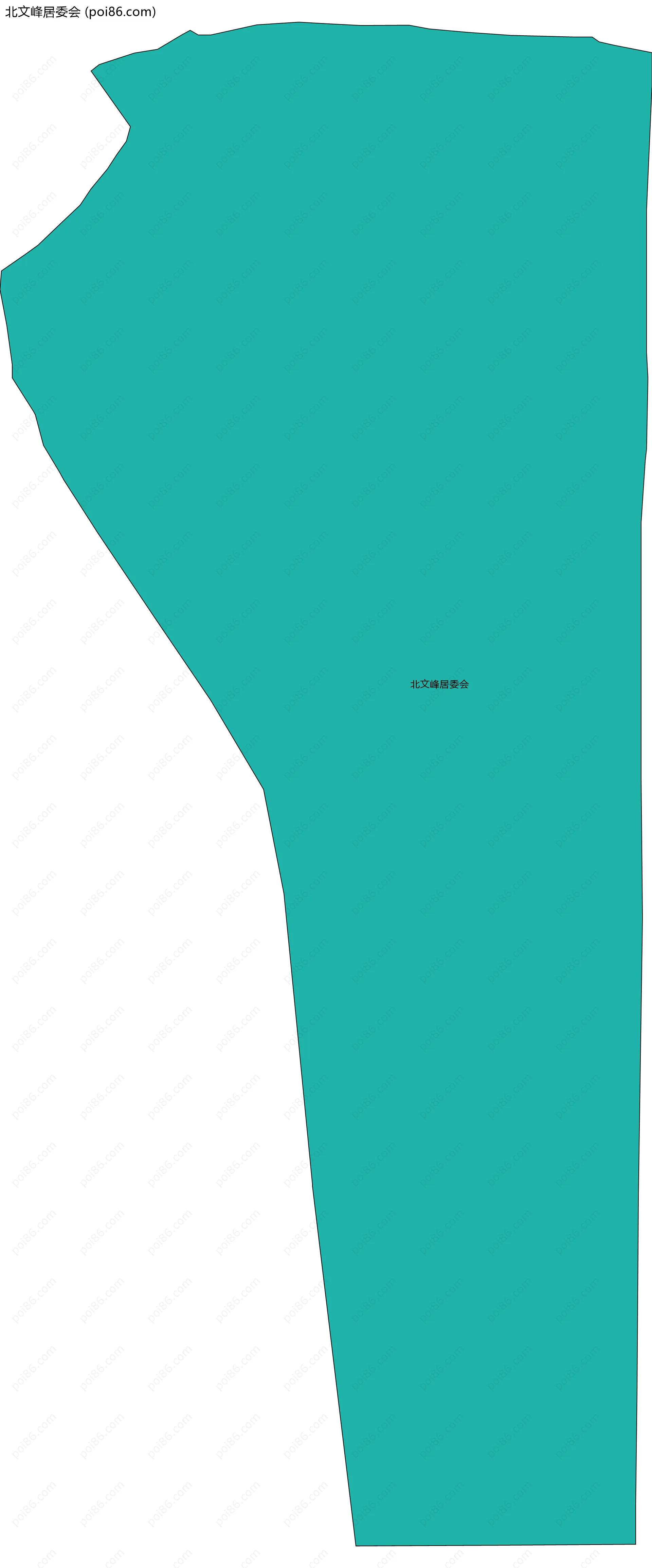 北文峰居委会边界地图