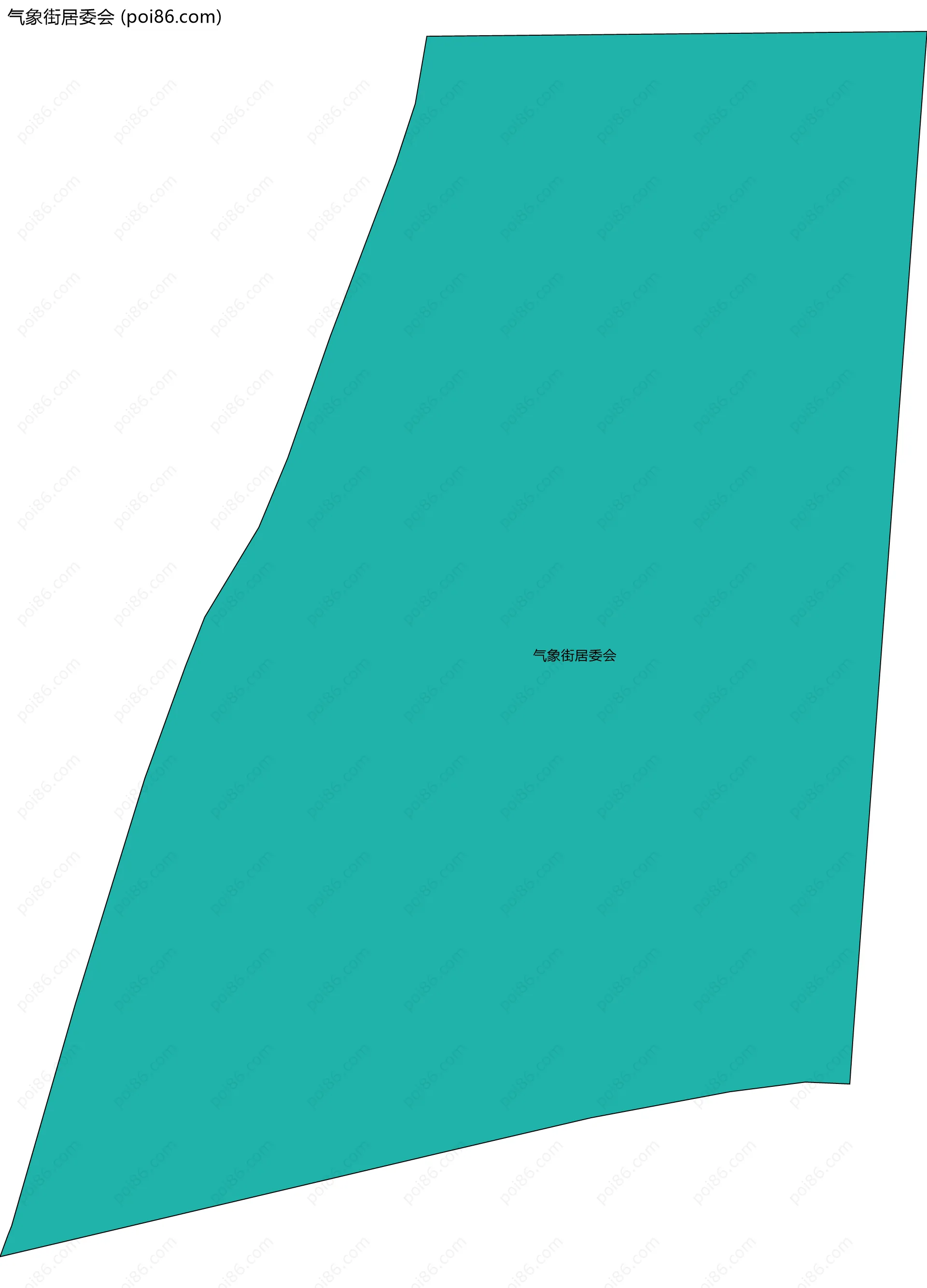 气象街居委会边界地图