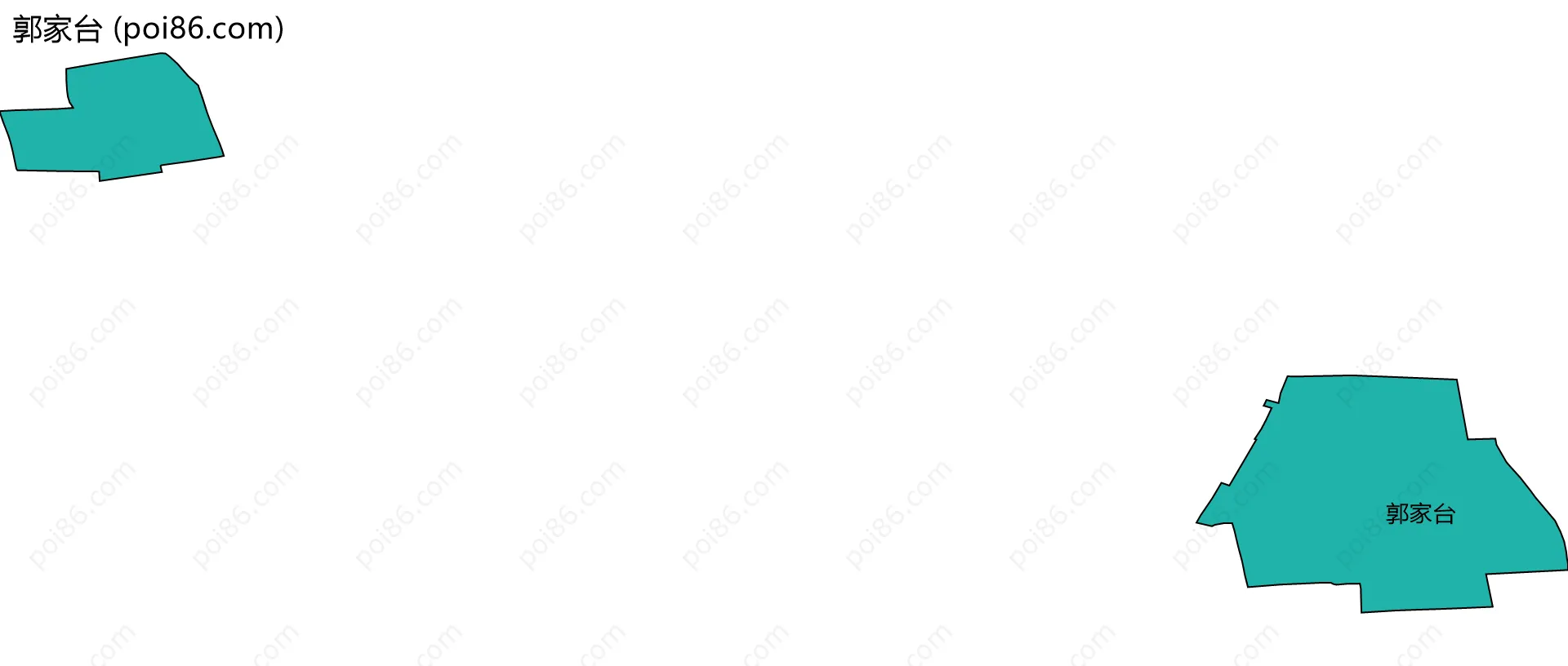 郭家台边界地图