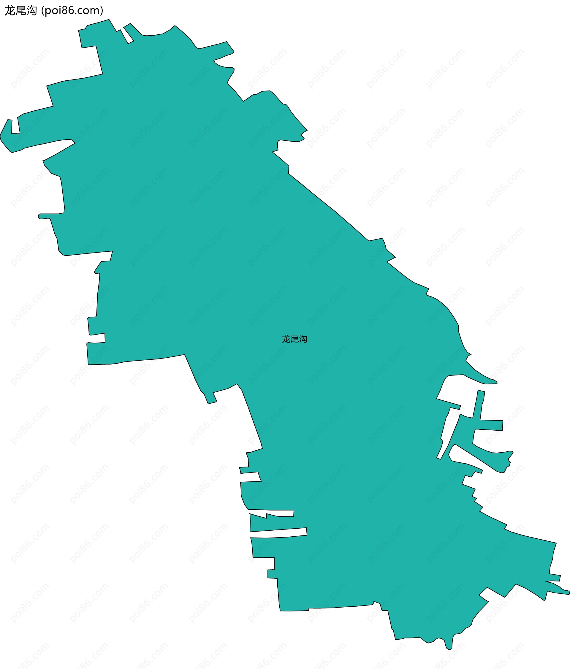 龙尾沟边界地图