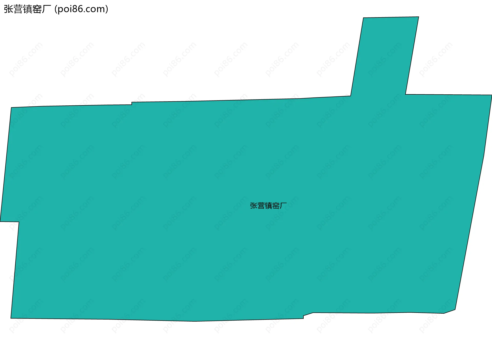 张营镇窑厂边界地图