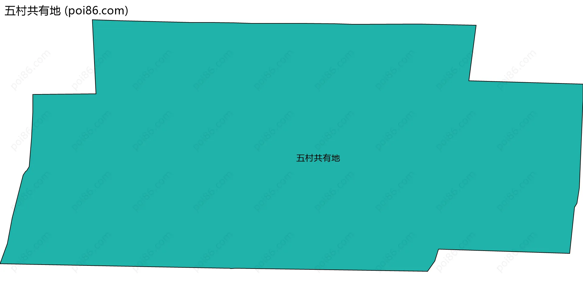 五村共有地边界地图