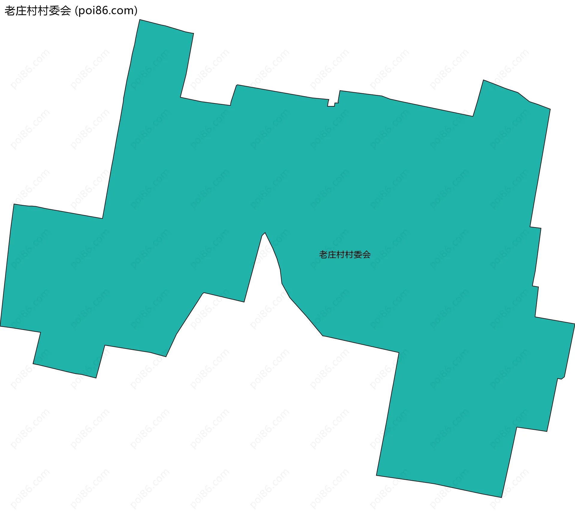 老庄村村委会边界地图