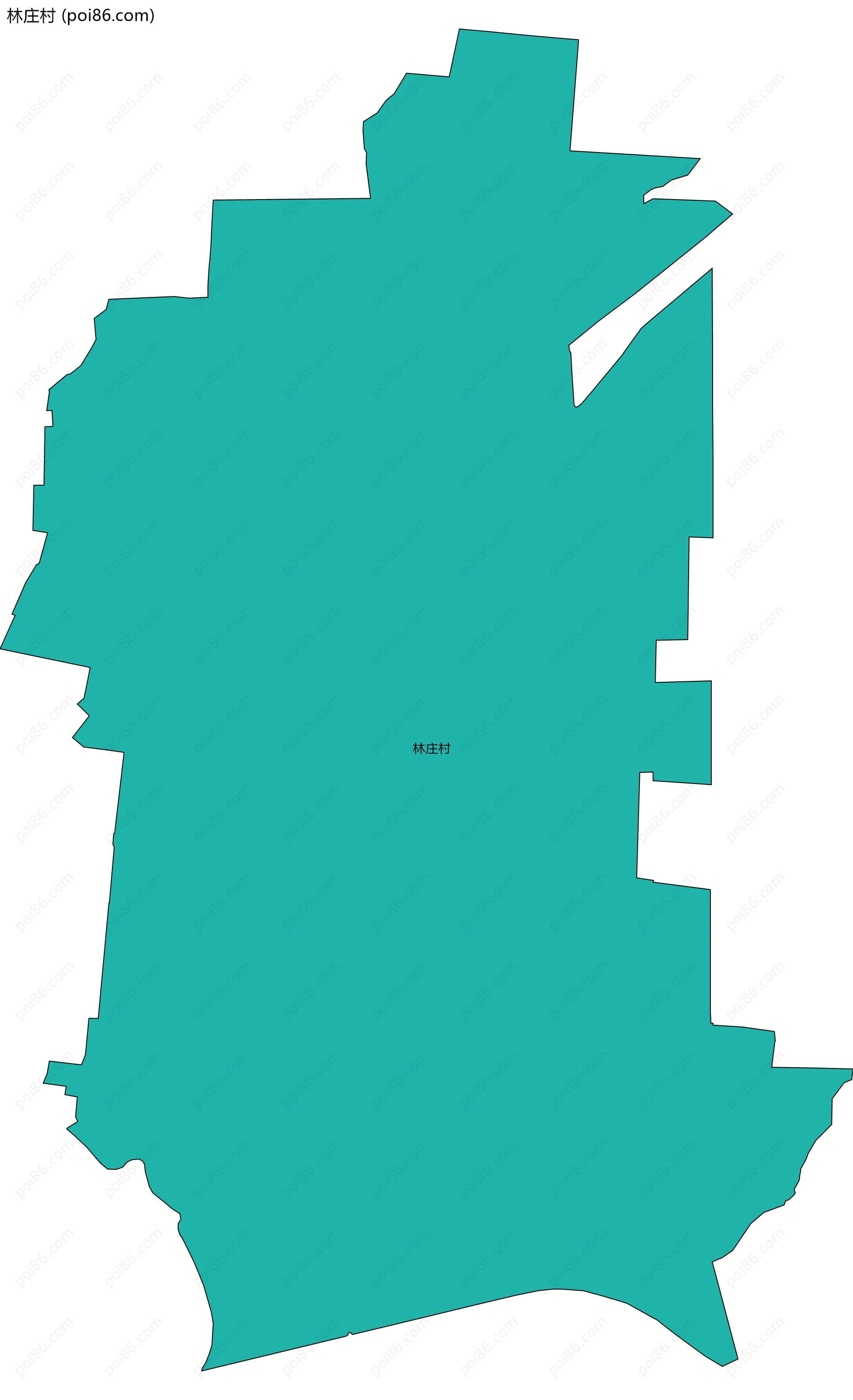 林庄村边界地图