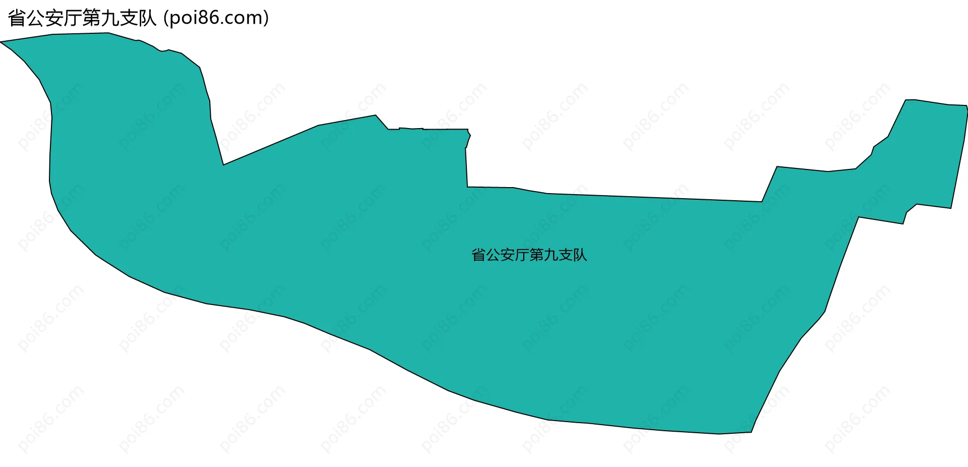 省公安厅第九支队边界地图