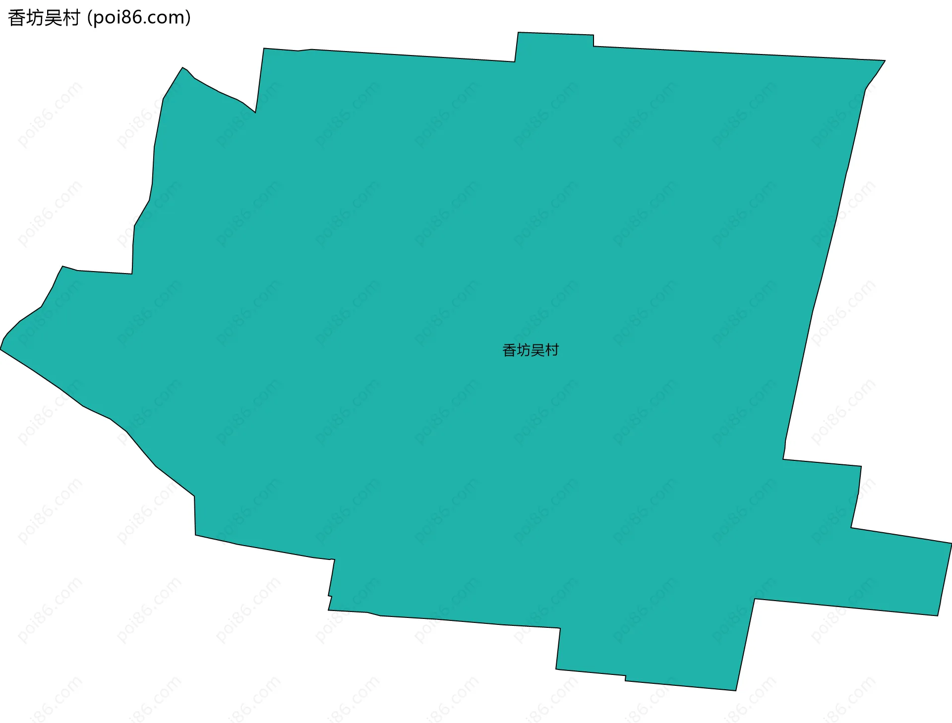 香坊吴村边界地图