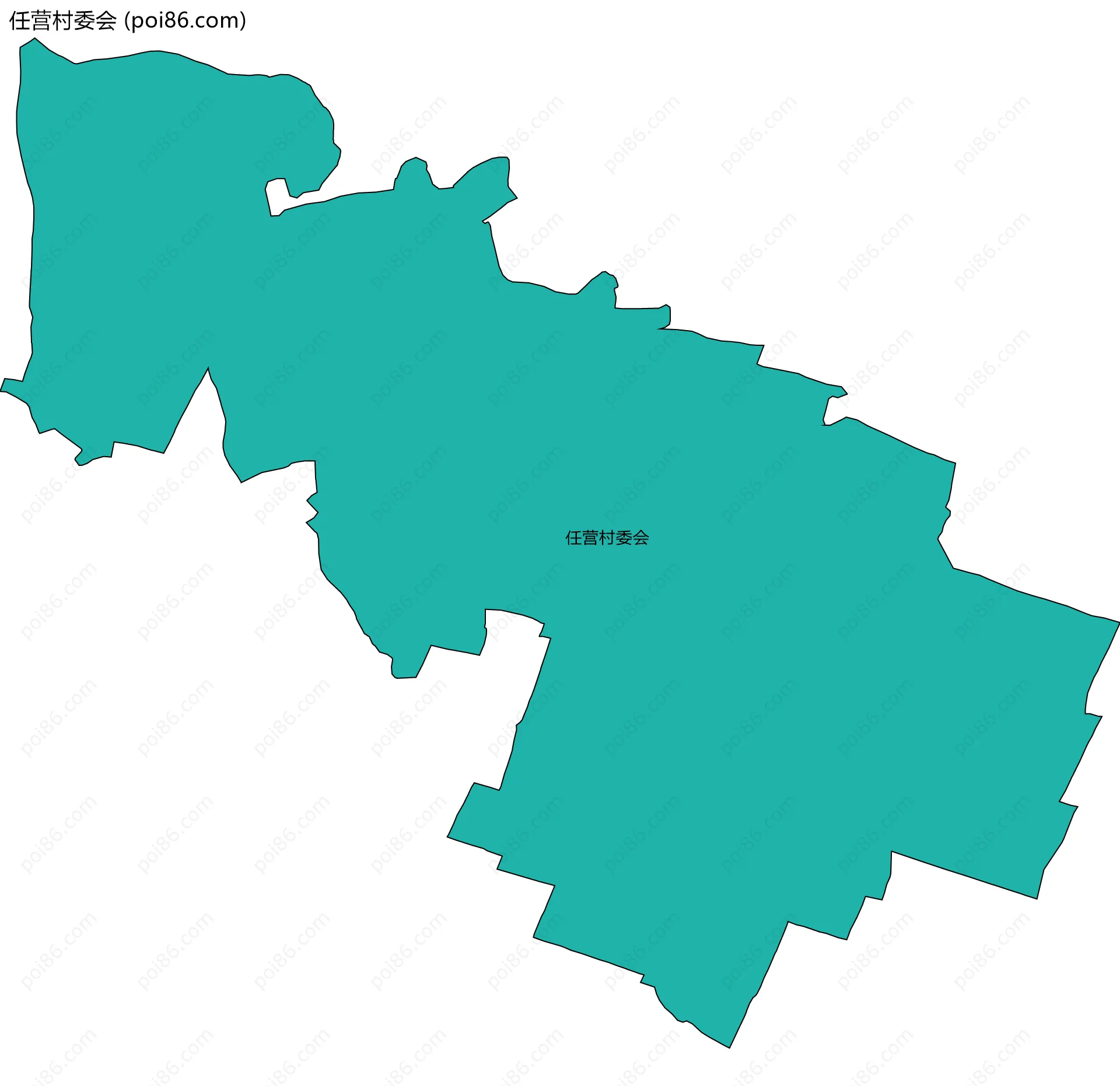 任营村委会边界地图