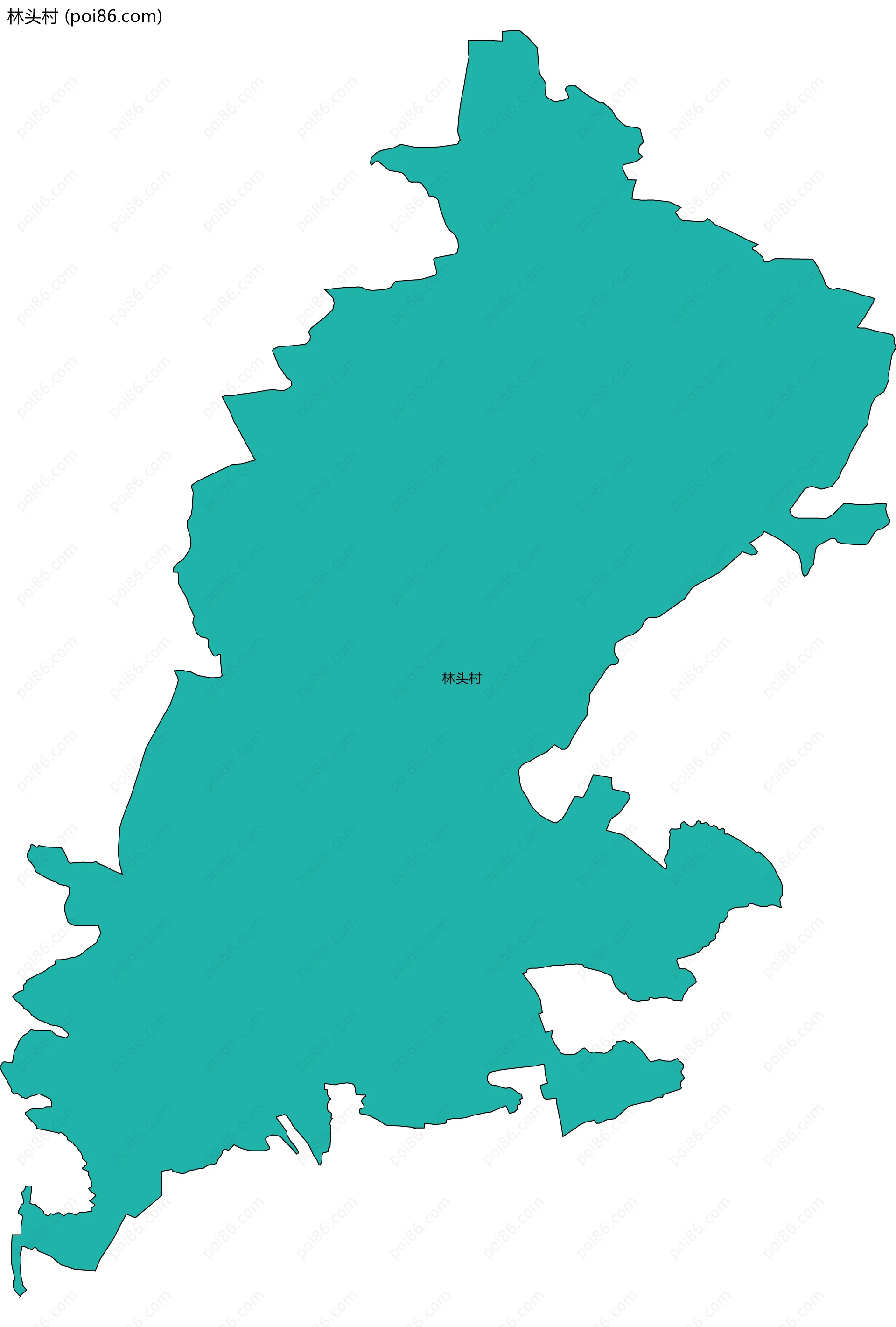 林头村边界地图