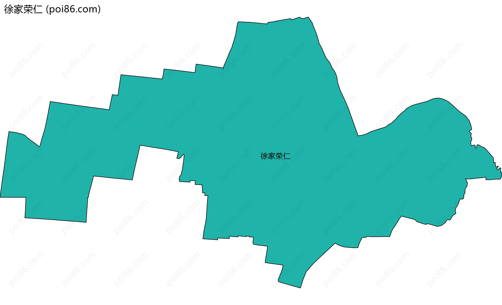 徐家荣仁边界地图