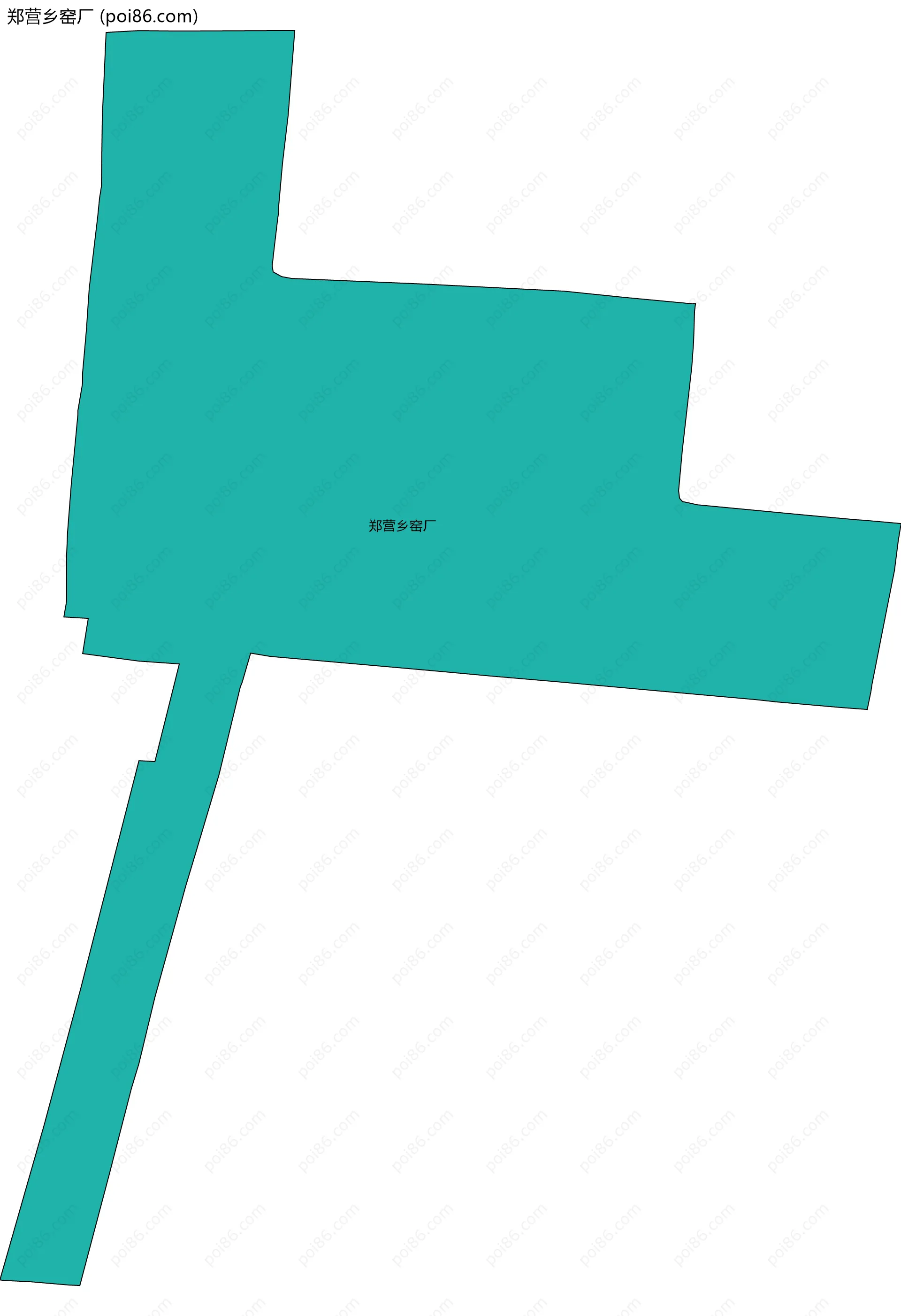 郑营乡窑厂边界地图