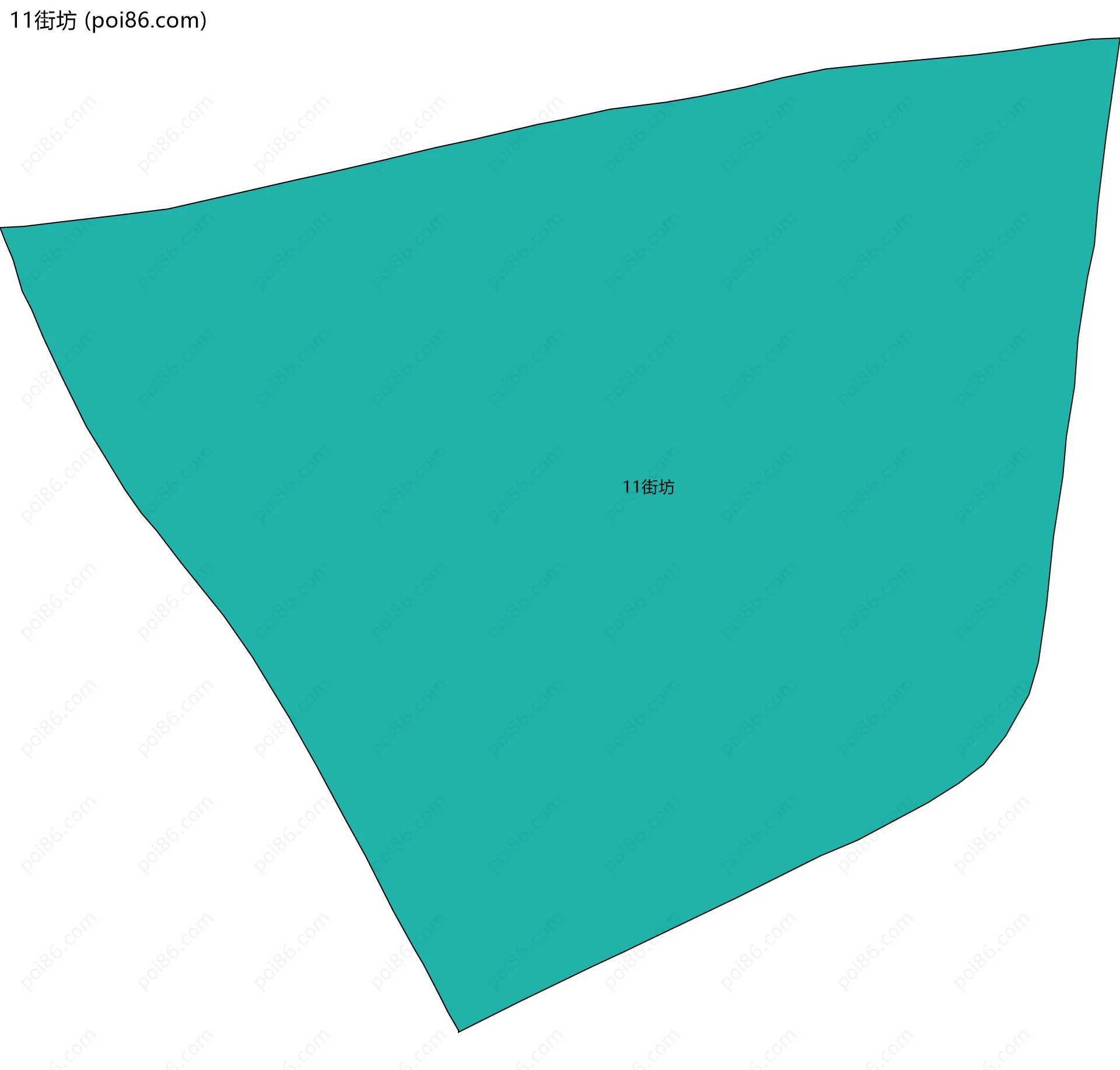 11街坊边界地图
