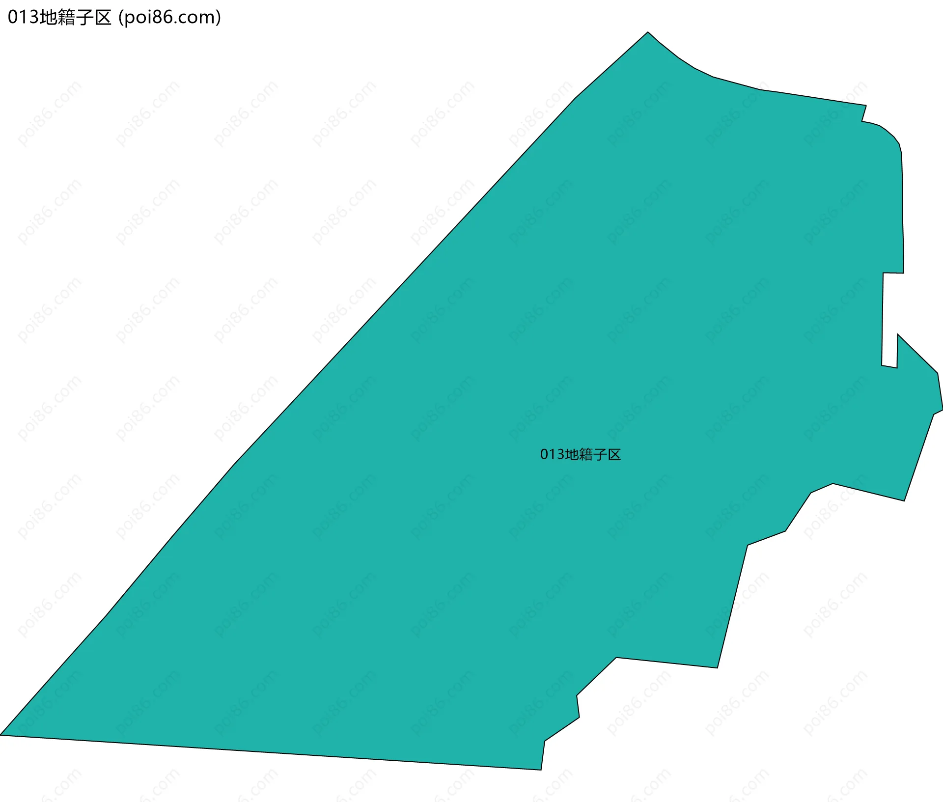 013地籍子区边界地图