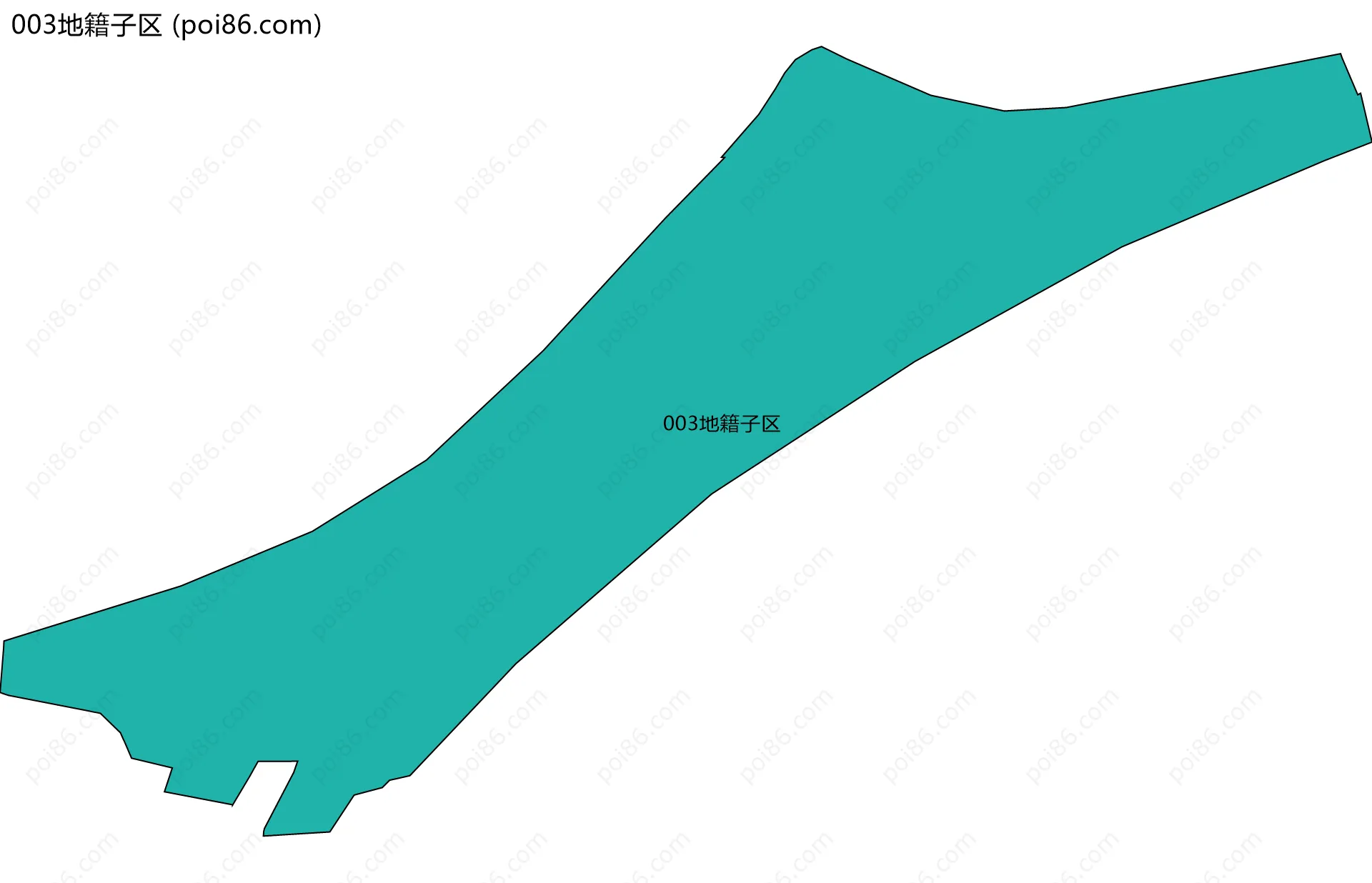 003地籍子区边界地图