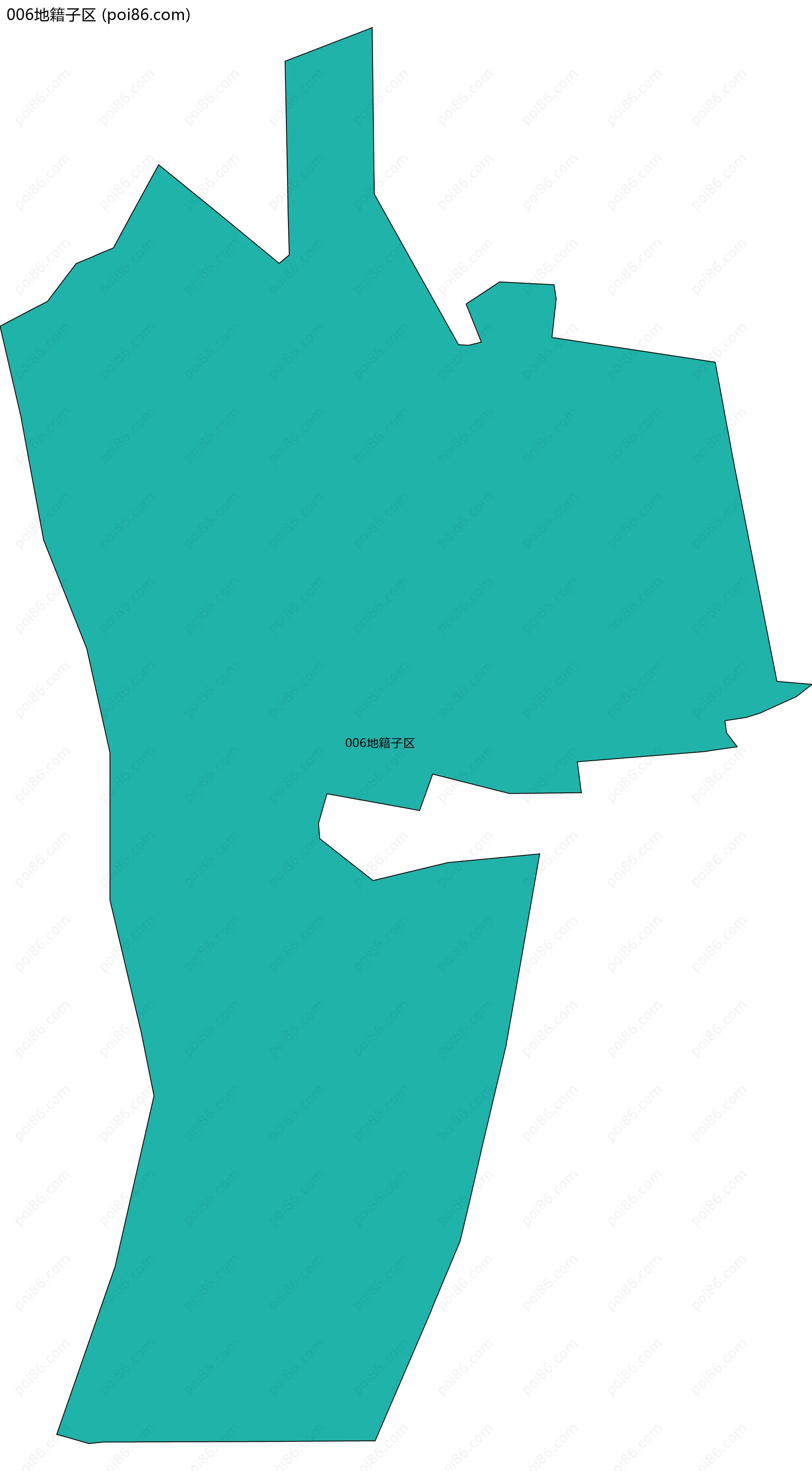 006地籍子区边界地图