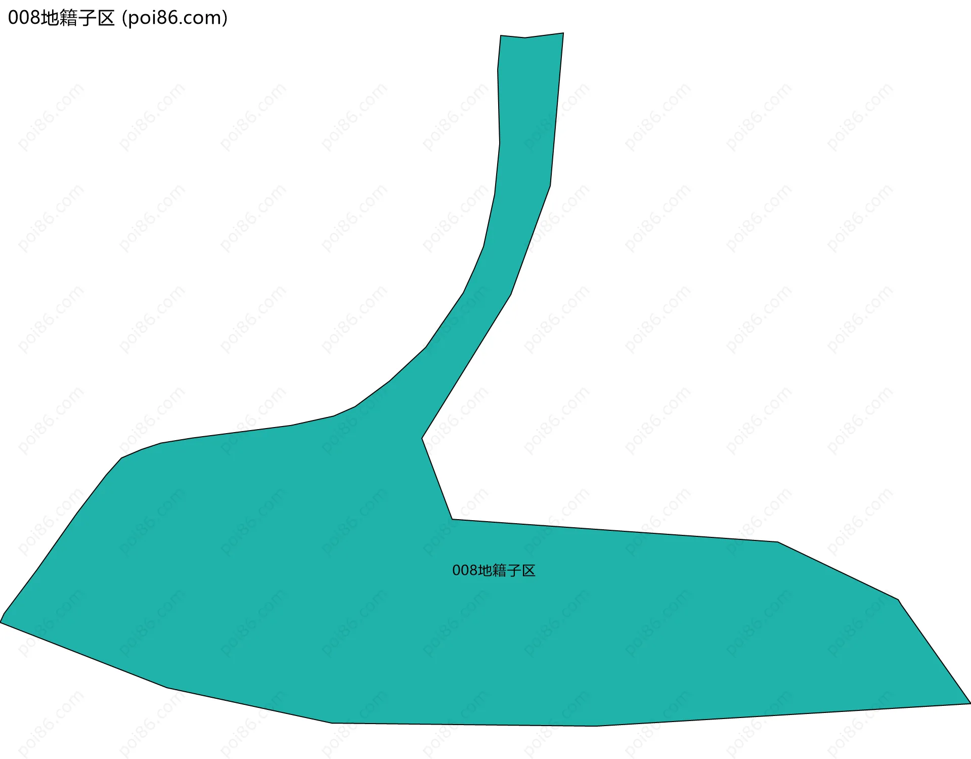 008地籍子区边界地图