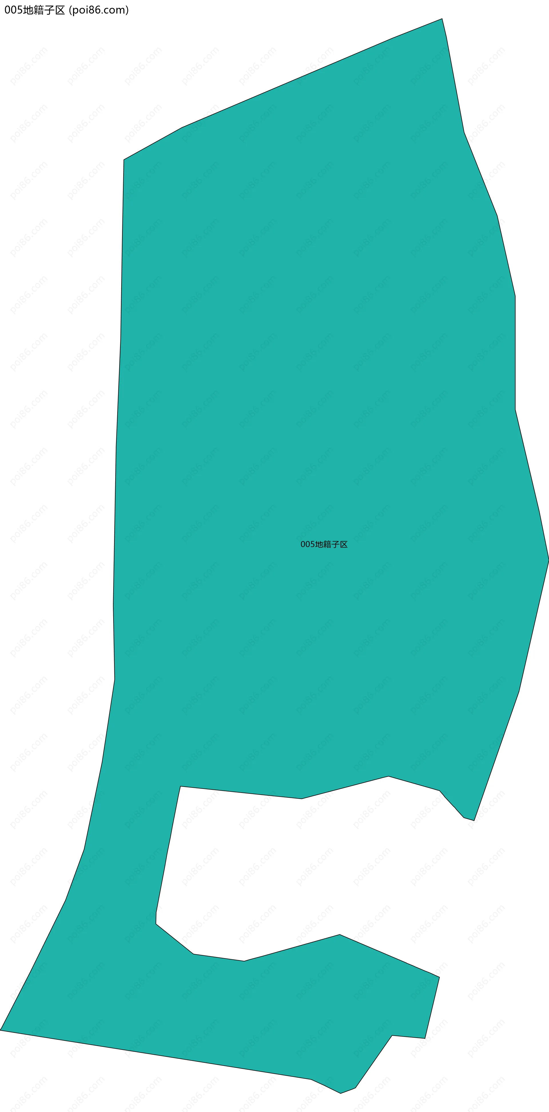 005地籍子区边界地图