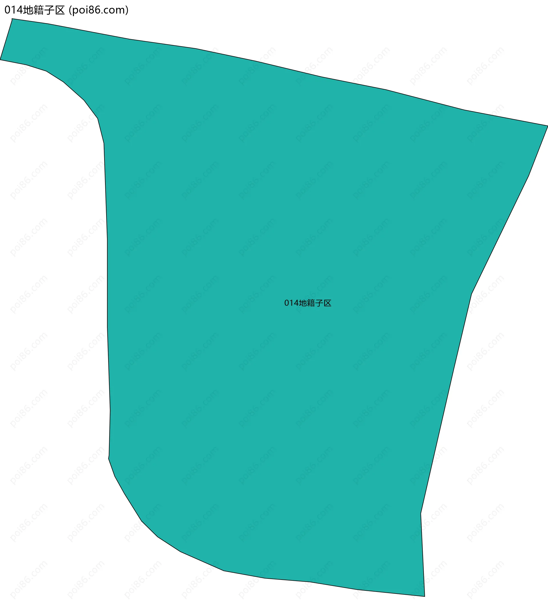 014地籍子区边界地图