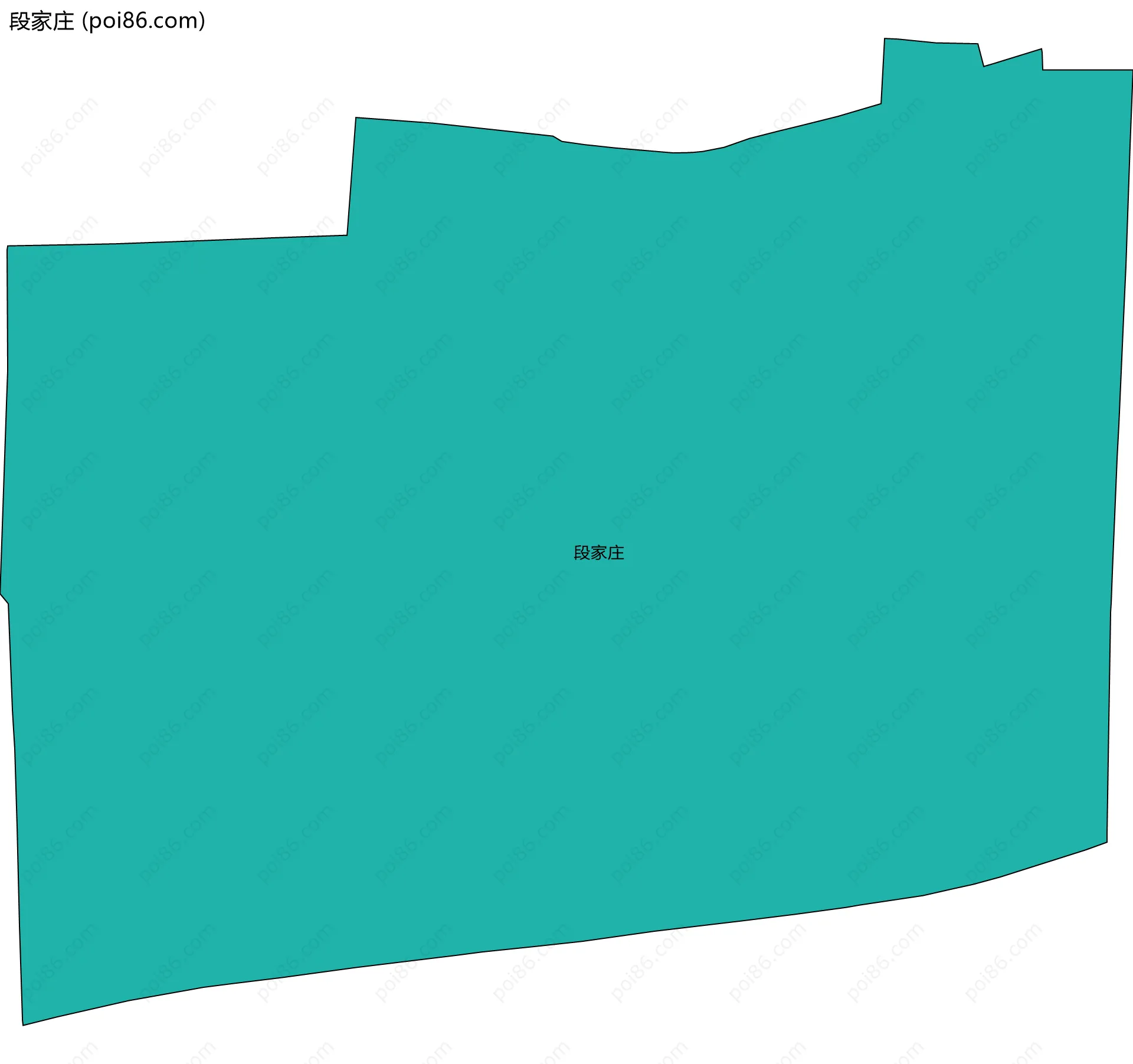 段家庄边界地图