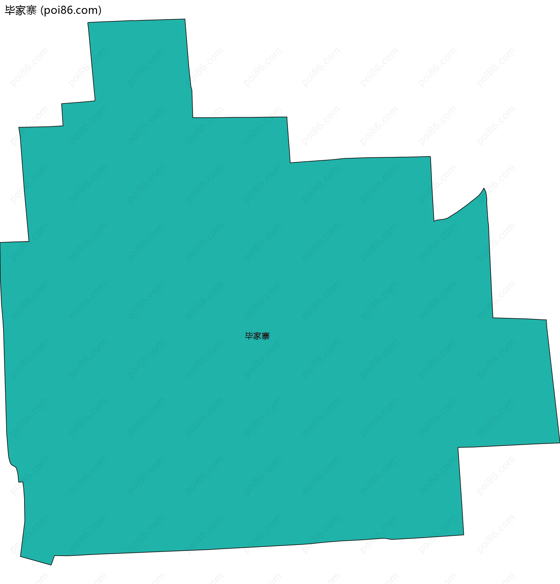 毕家寨边界地图