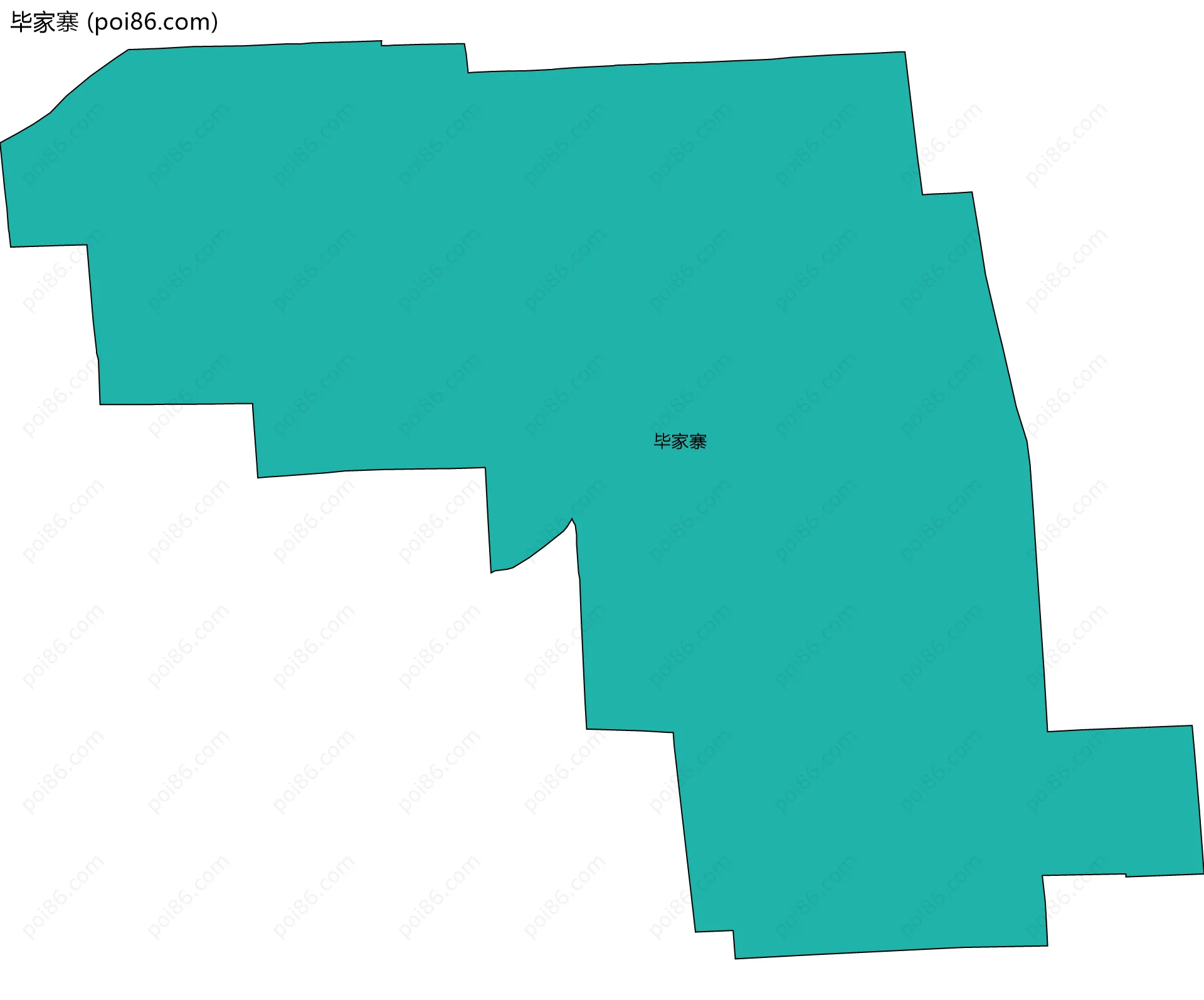 毕家寨边界地图
