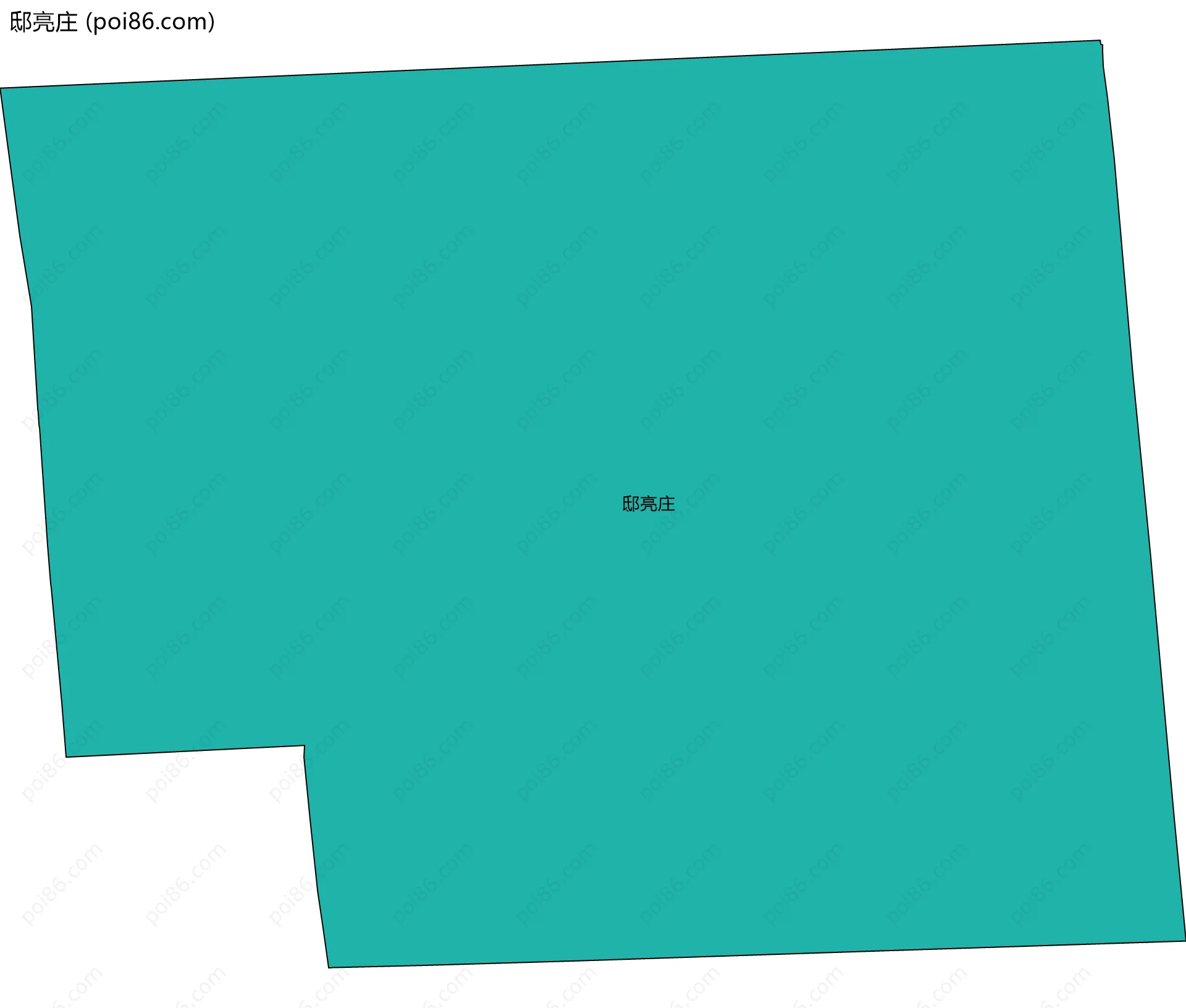 邸亮庄边界地图