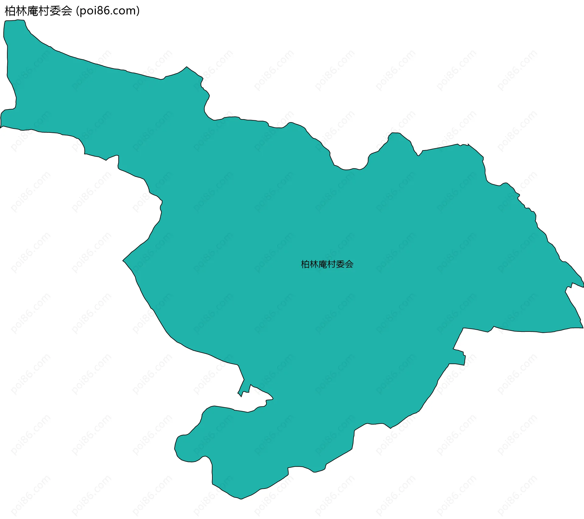 柏林庵村委会边界地图